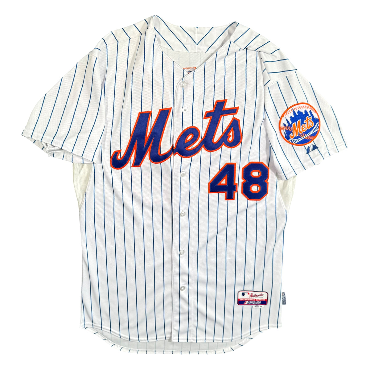 Jacob Degrom New York Mets Authentic Majestic MLB Jersey Size 44