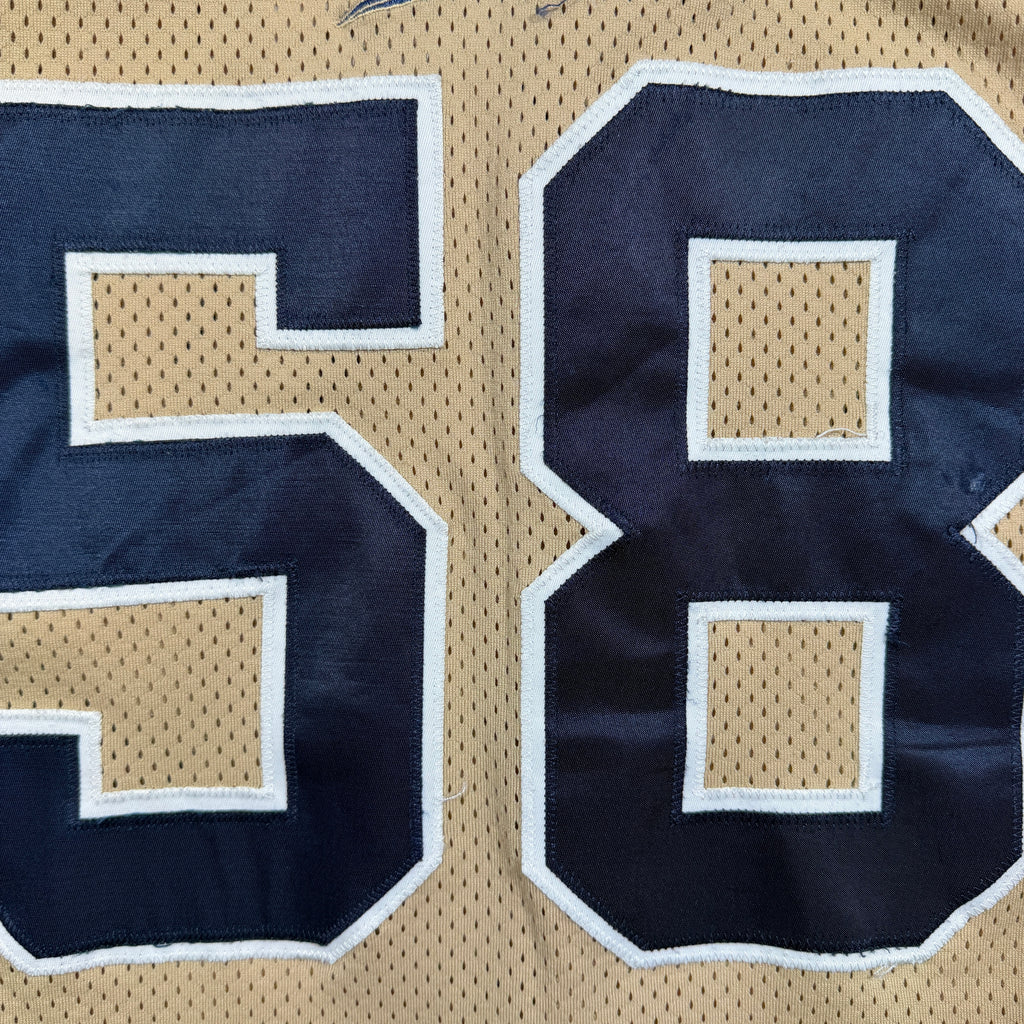 Selvish Capers Winnipeg Blue Bombers 2015 Game Worn Reebok CFL Jersey