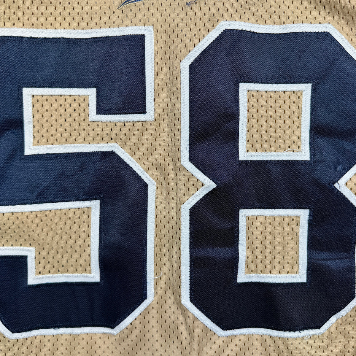 Selvish Capers Winnipeg Blue Bombers 2015 Game Worn Reebok CFL Jersey