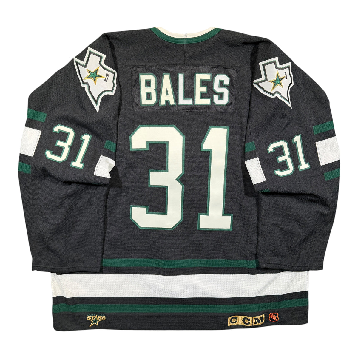 Mike Bales Dallas Stars 1998/99 Game Issued CCM NHL Jersey - 58G