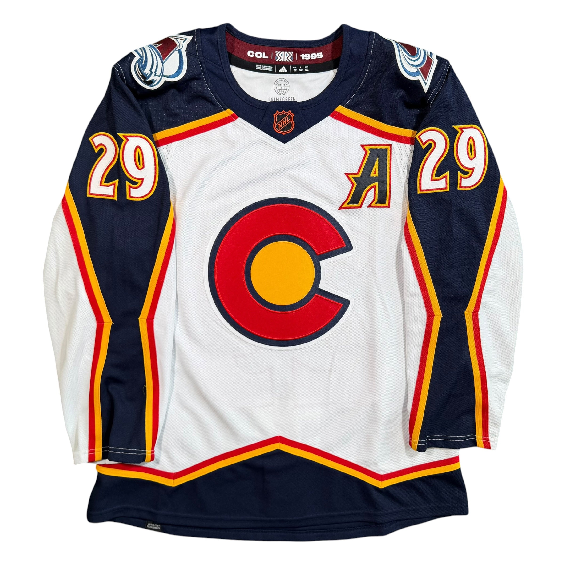 Nathan MacKinnon Colorado Avalanche Reverse Retro 2.0 Adidas NHL Jersey - 52/Large