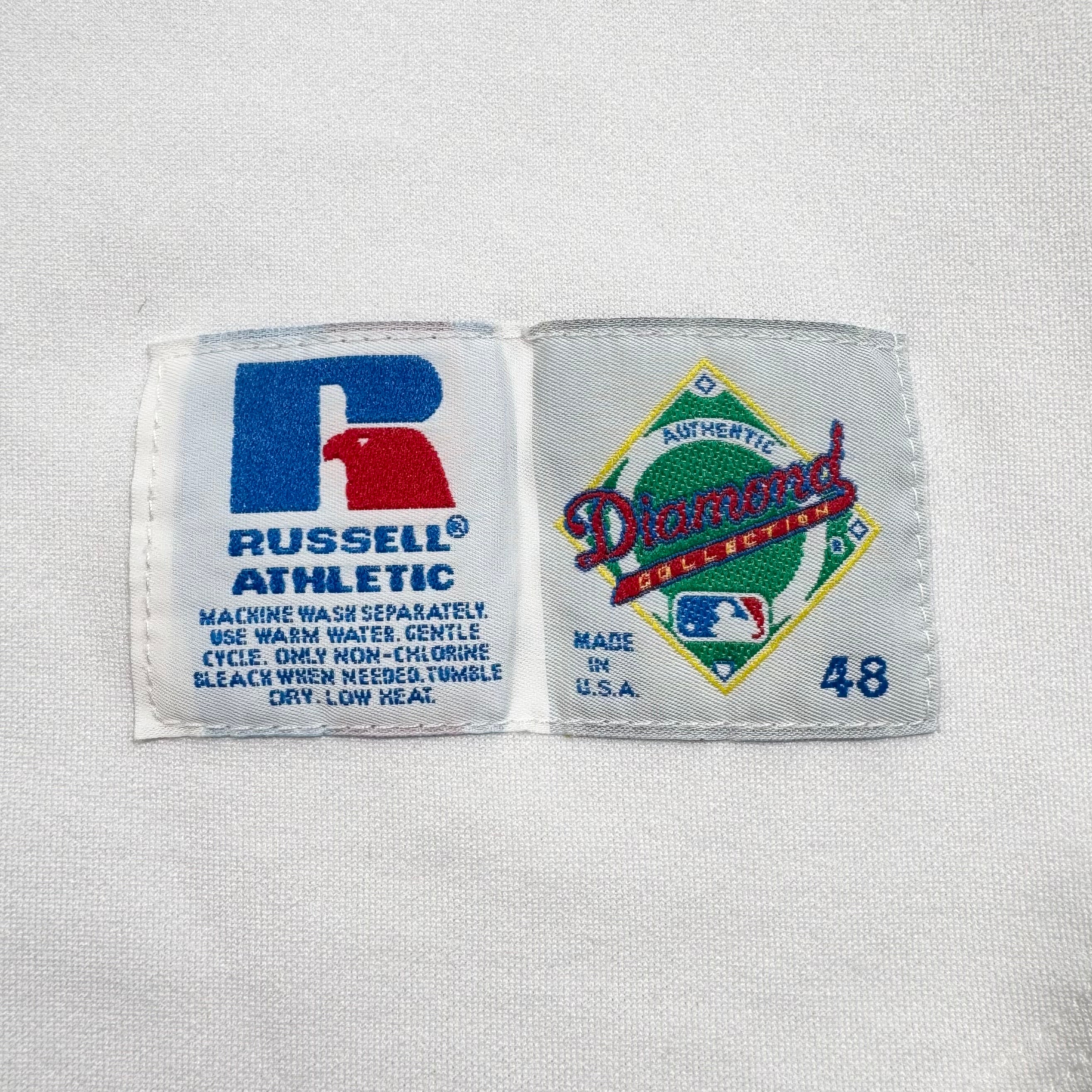 Carlos Delgado Toronto Blue Jays Vintage Authentic Russell Athletic MLB Jersey Size 48