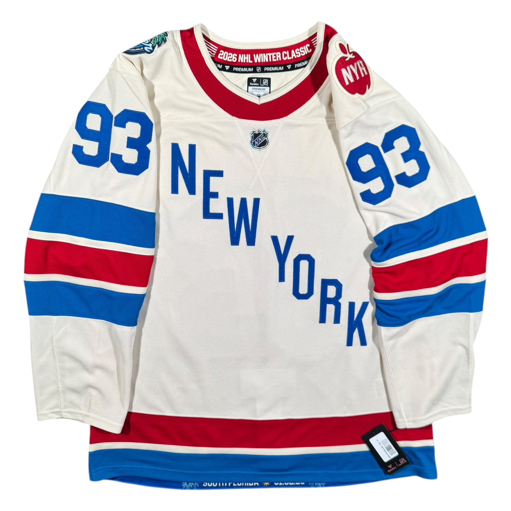 Mika Zibanejad New York Rangers 2026 Winter Classic Fanatics NHL Jersey Size 56 NEW