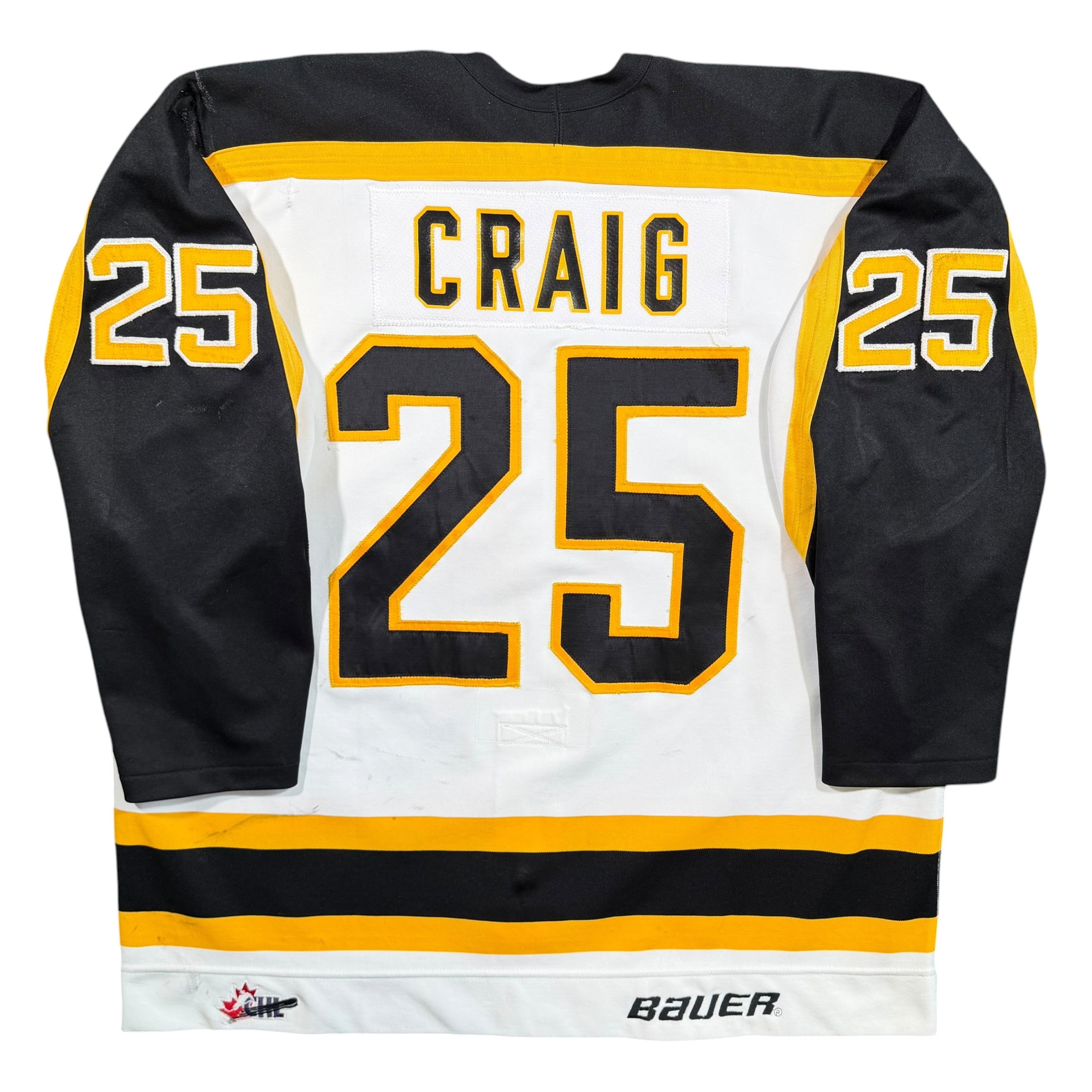 Ryan Craig Brandon Wheat Kings 1997/98 Game Worn Bauer WHL Jersey