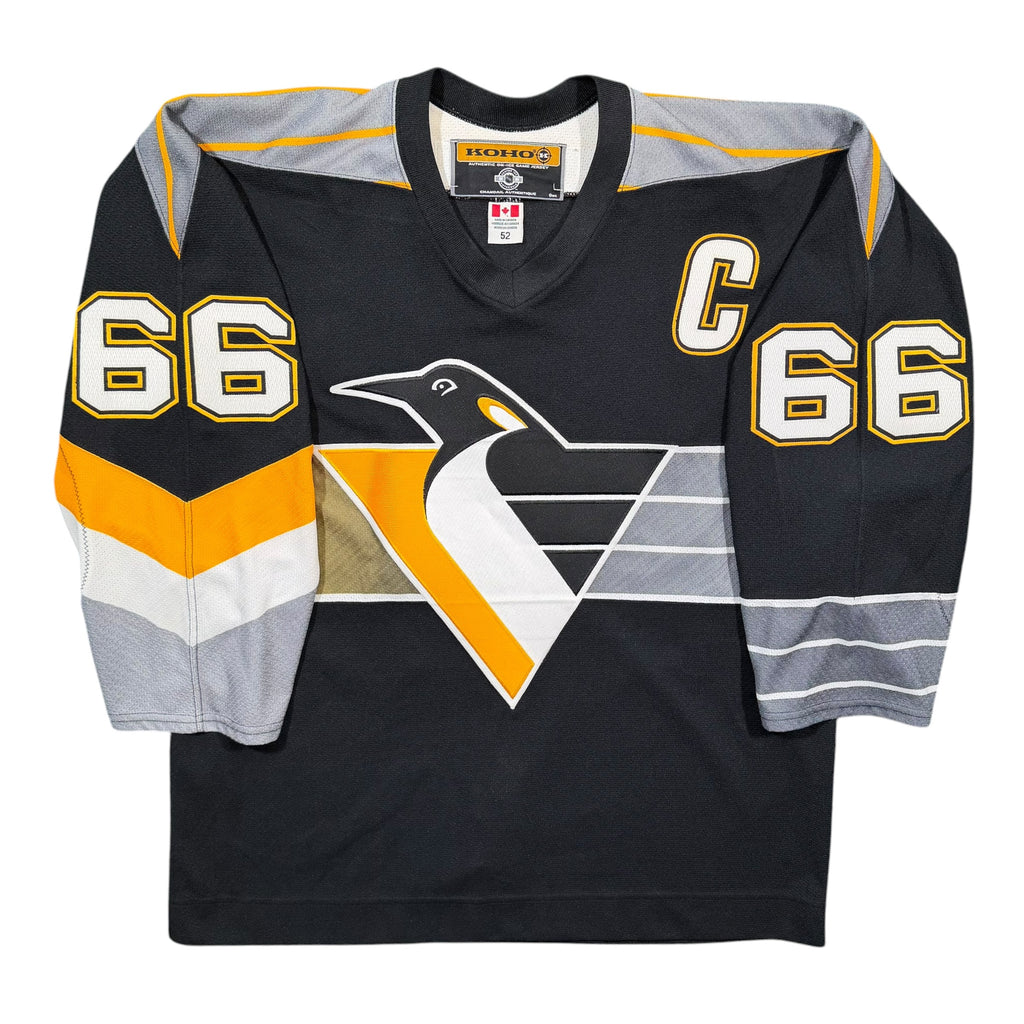 Mario Lemieux Pittsburgh Penguins Vintage Authentic RoboPen MIC NHL Jersey - 52/XL