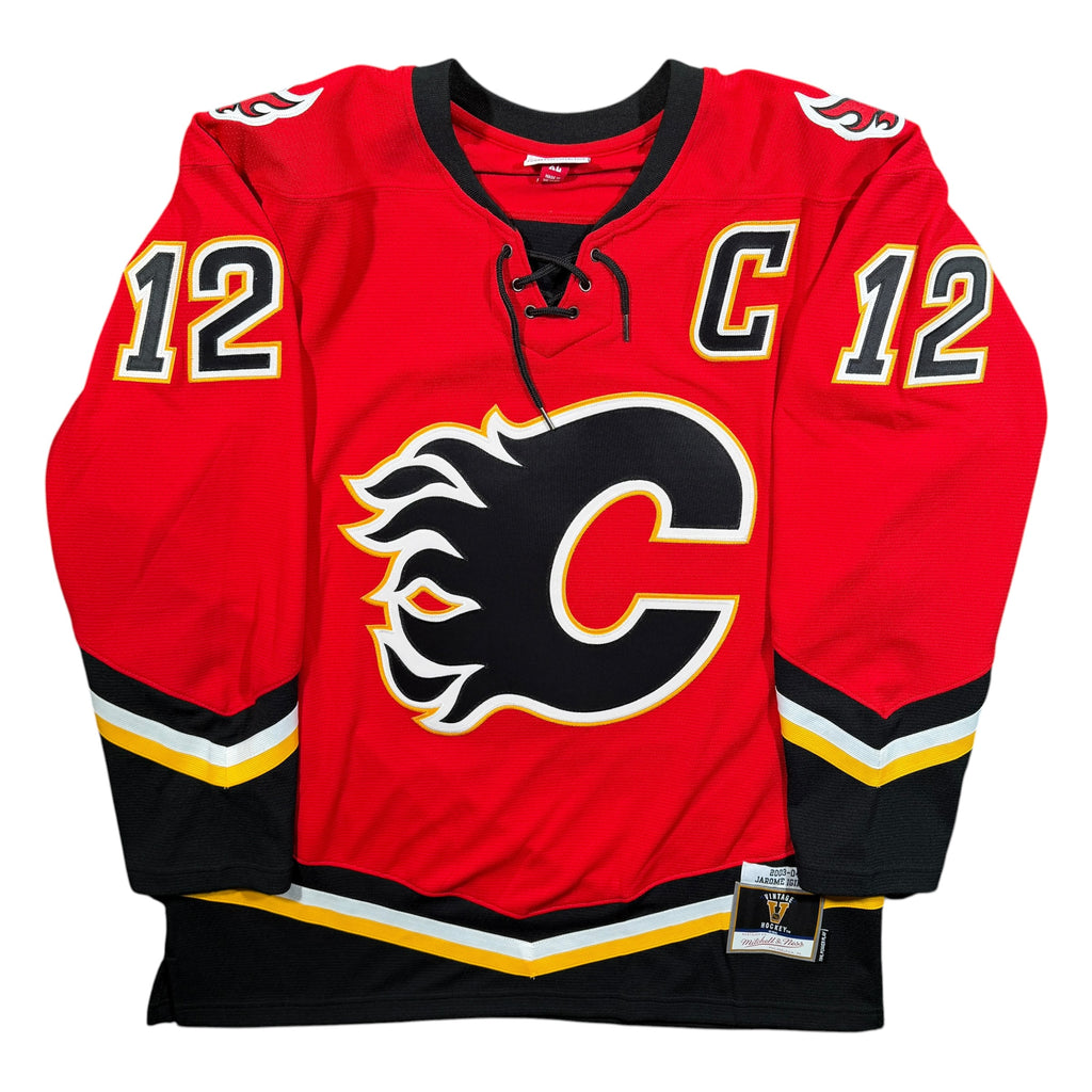 Jarome Iginla Calgary Flames Mitchell & Ness Power Play NHL Jersey - XL