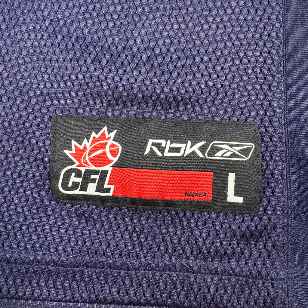 Romby Bryant Winnipeg Blue Bombers Vintage Reebok CFL Football Jersey Size Large