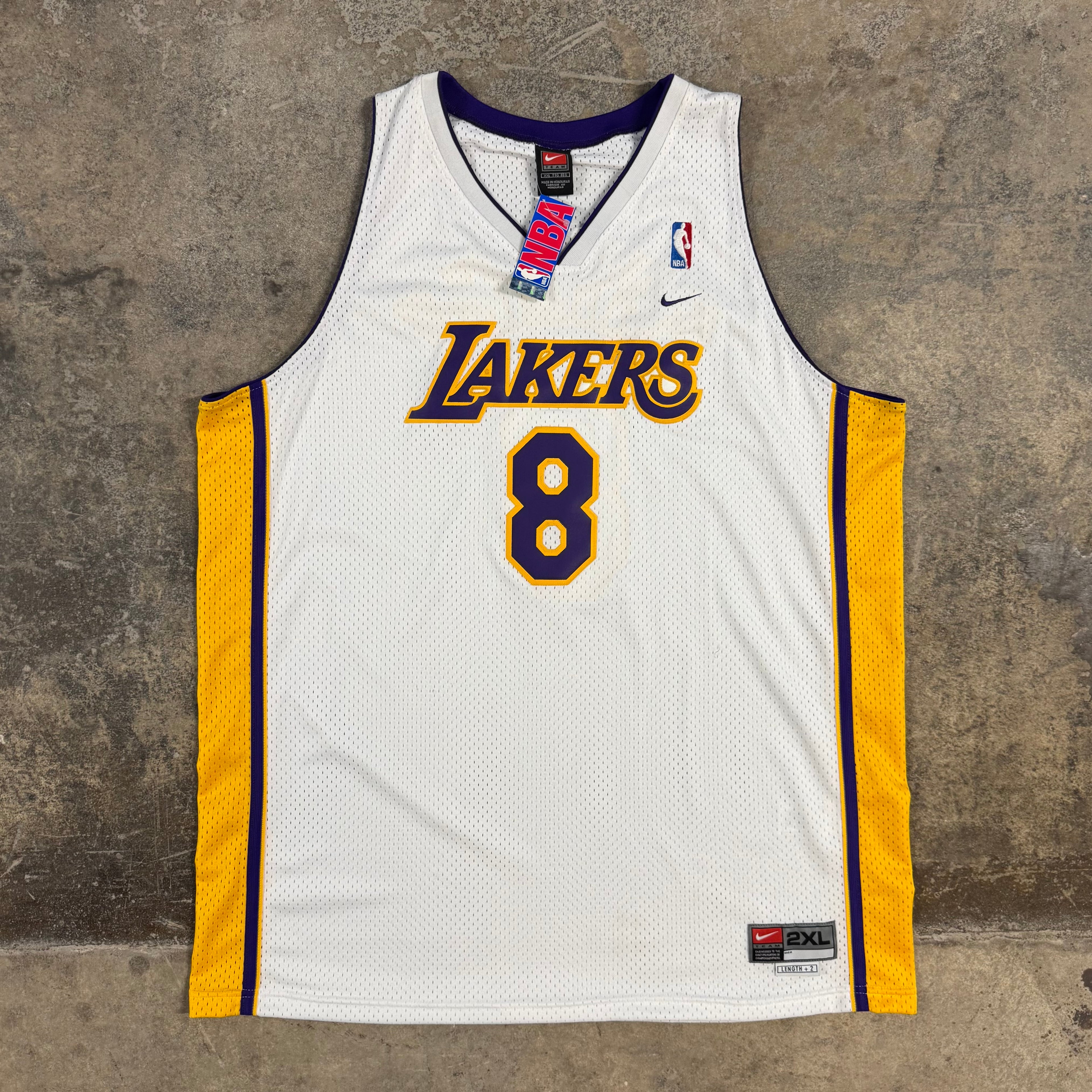 Kobe Bryant Los Angeles Lakers Vintage Nike NBA Jersey Size XXL NEW