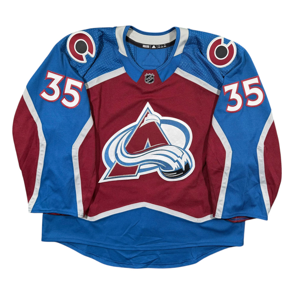 Darcy Kuemper Colorado Avalanche Adidas MIC Team Issued NHL Jersey - 58G
