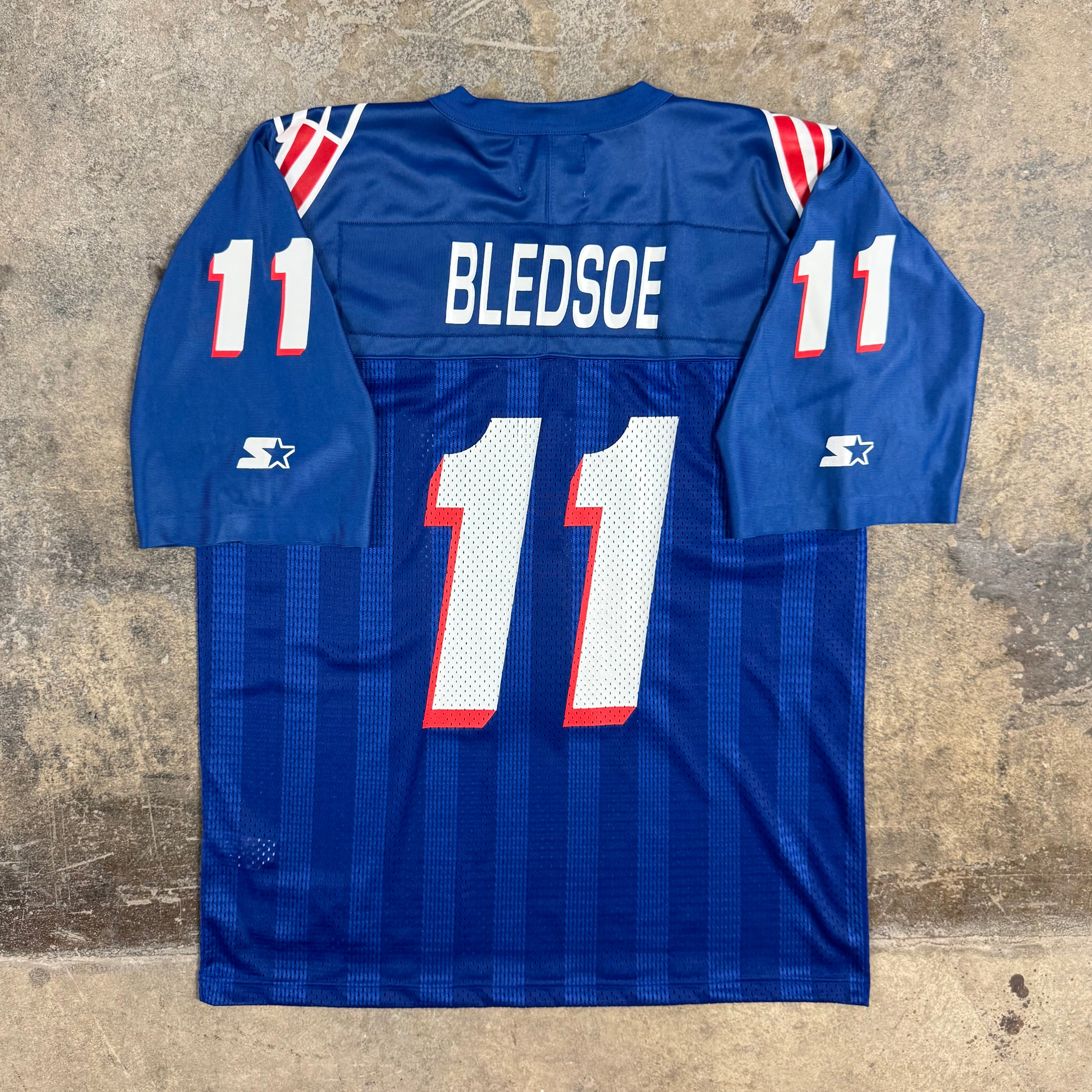 Drew Bledsoe New England Patriots Vintage Starter NFL Jersey Size Large NEW