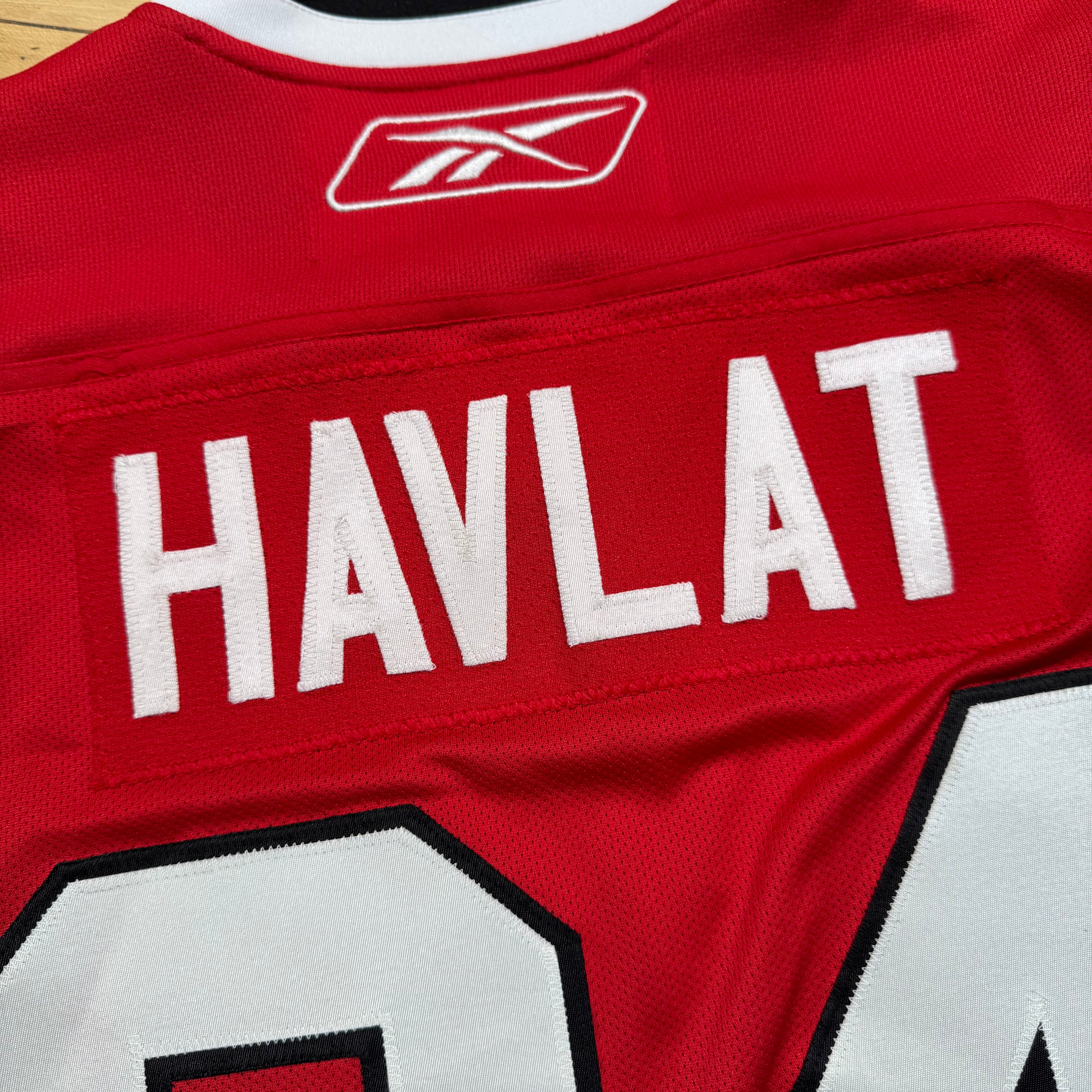 Martin Havlat Chicago Blackhawks Signed Reebok NHL Hockey Jersey Size Medium