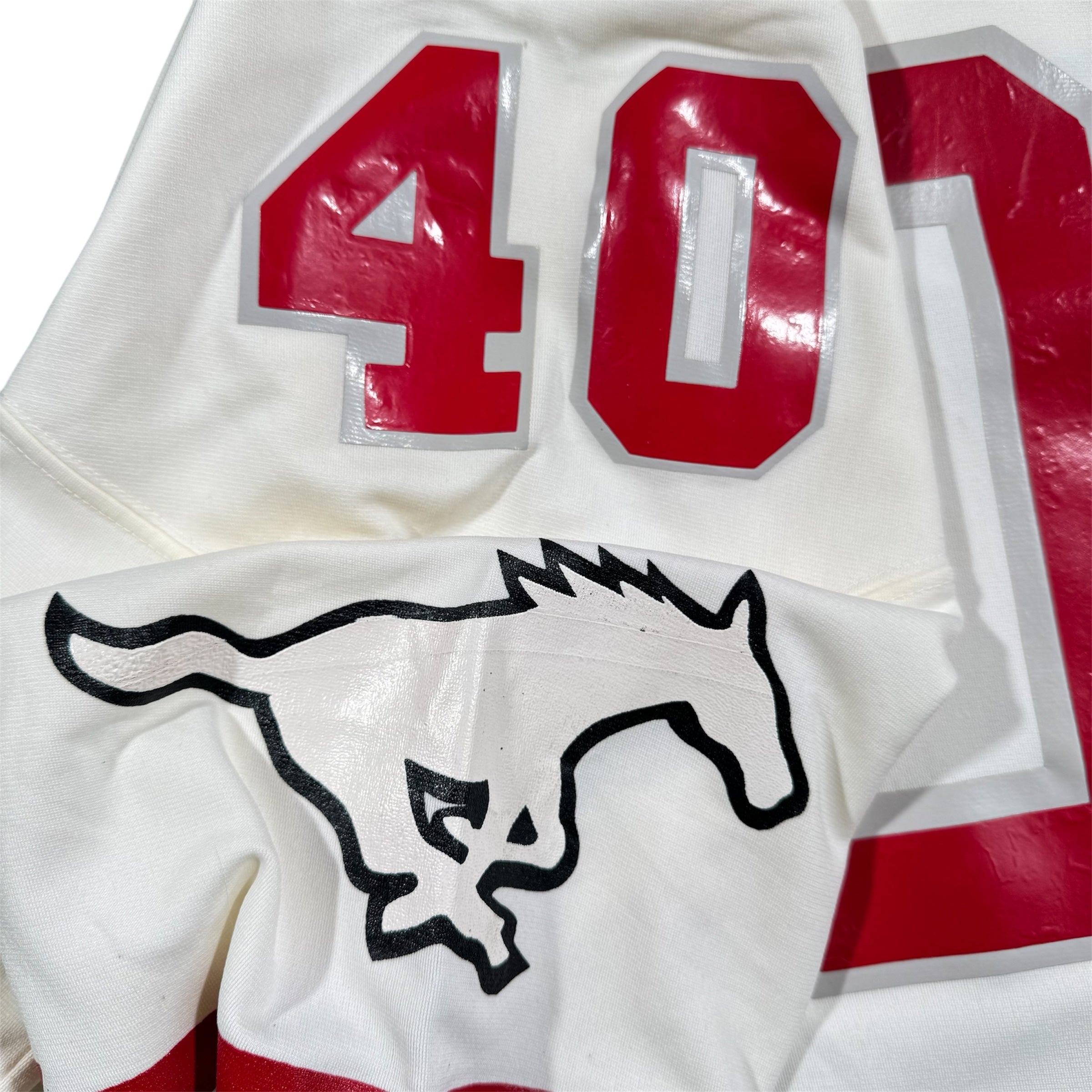 Garrett Doll Calgary Stampeders 1980’s Vintage Russell Athletic Game Worn Jersey