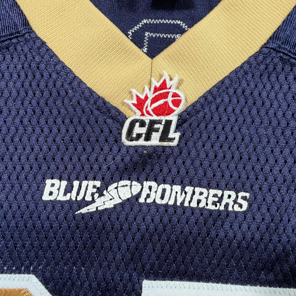 Milt Stegall Winnipeg Blue Bombers Vintage Reebok CFL Jersey - XL