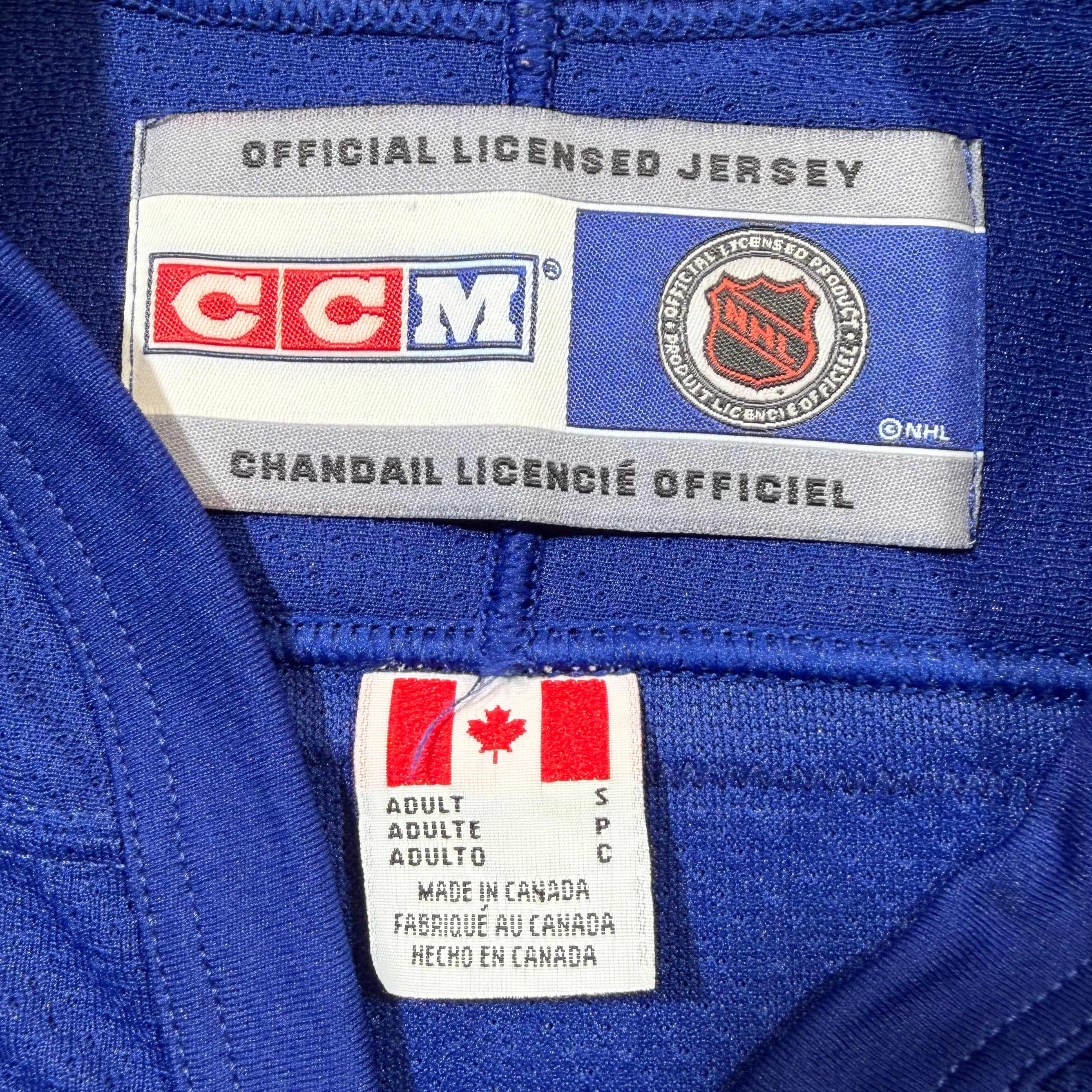 Ed Belfour Toronto Maple Leafs Vintage CCM NHL Jersey - Small