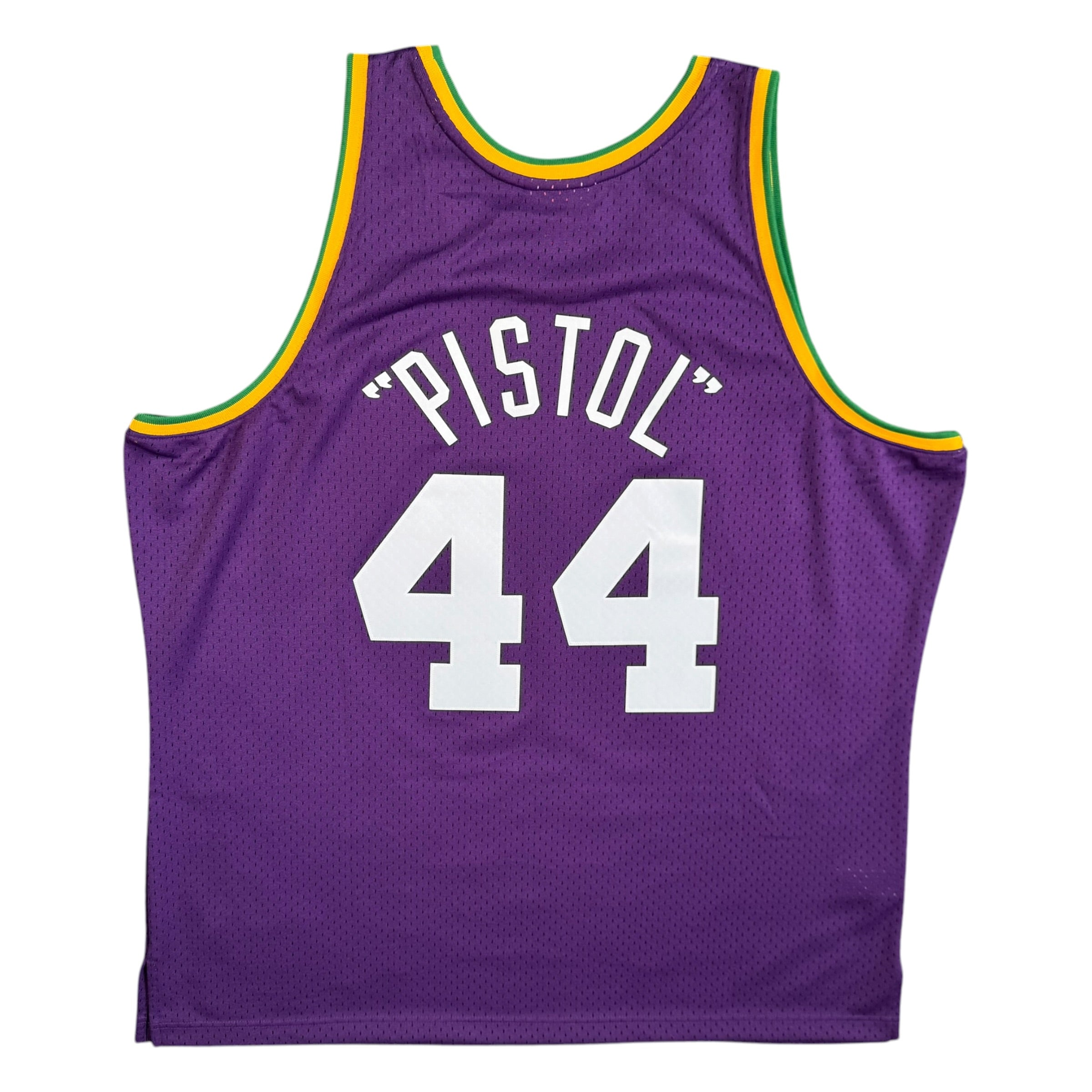 Pistol Pete Maravich Utah Jazz Mitchell & Ness NBA Jersey Size XXL