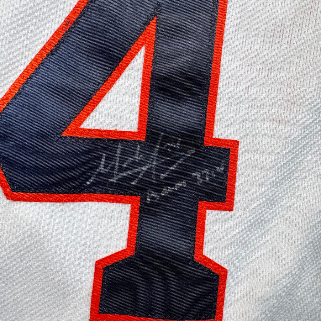 Mark Appel Houston Astros Signed Authentic Majestic MLB Jersey Size 44