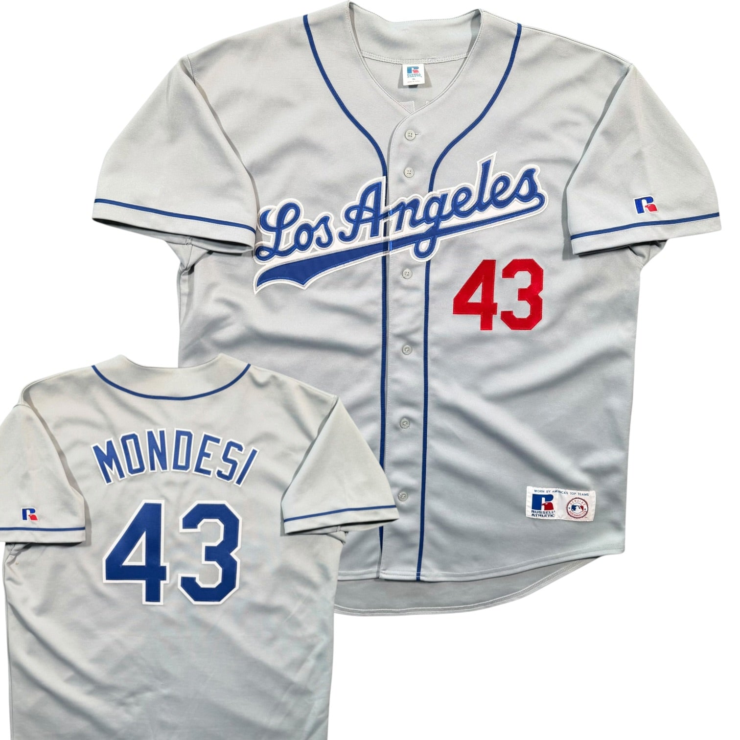 Raul Mondesi Los Angeles Dodgers Vintage Russell Athletic MLB Jersey - XL