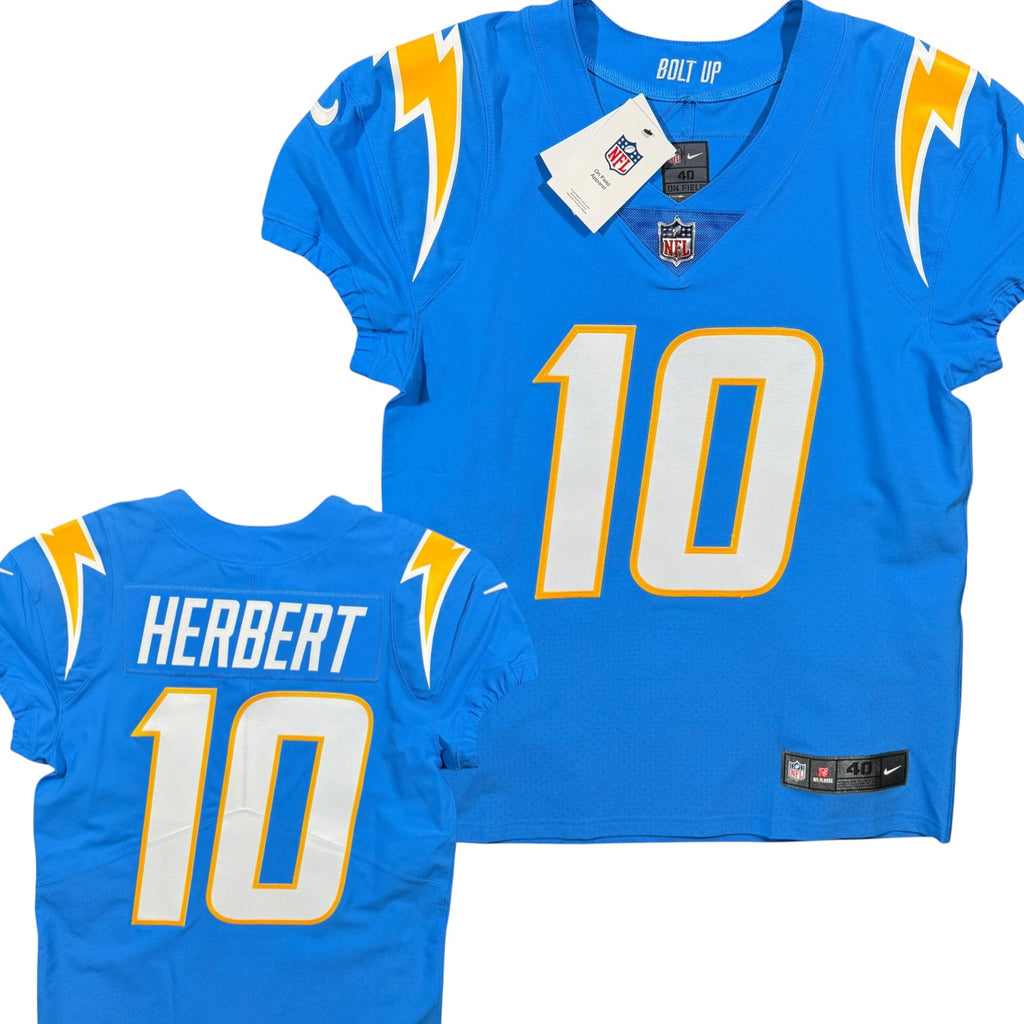 Justin Herbert Los Angeles Chargers Rookie Vapor Elite Nike NFL Jersey - 40/Medium