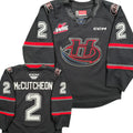 Logan McCutcheon Lethbridge Hurricanes Game Worn 2021/22 CCM WHL Jersey