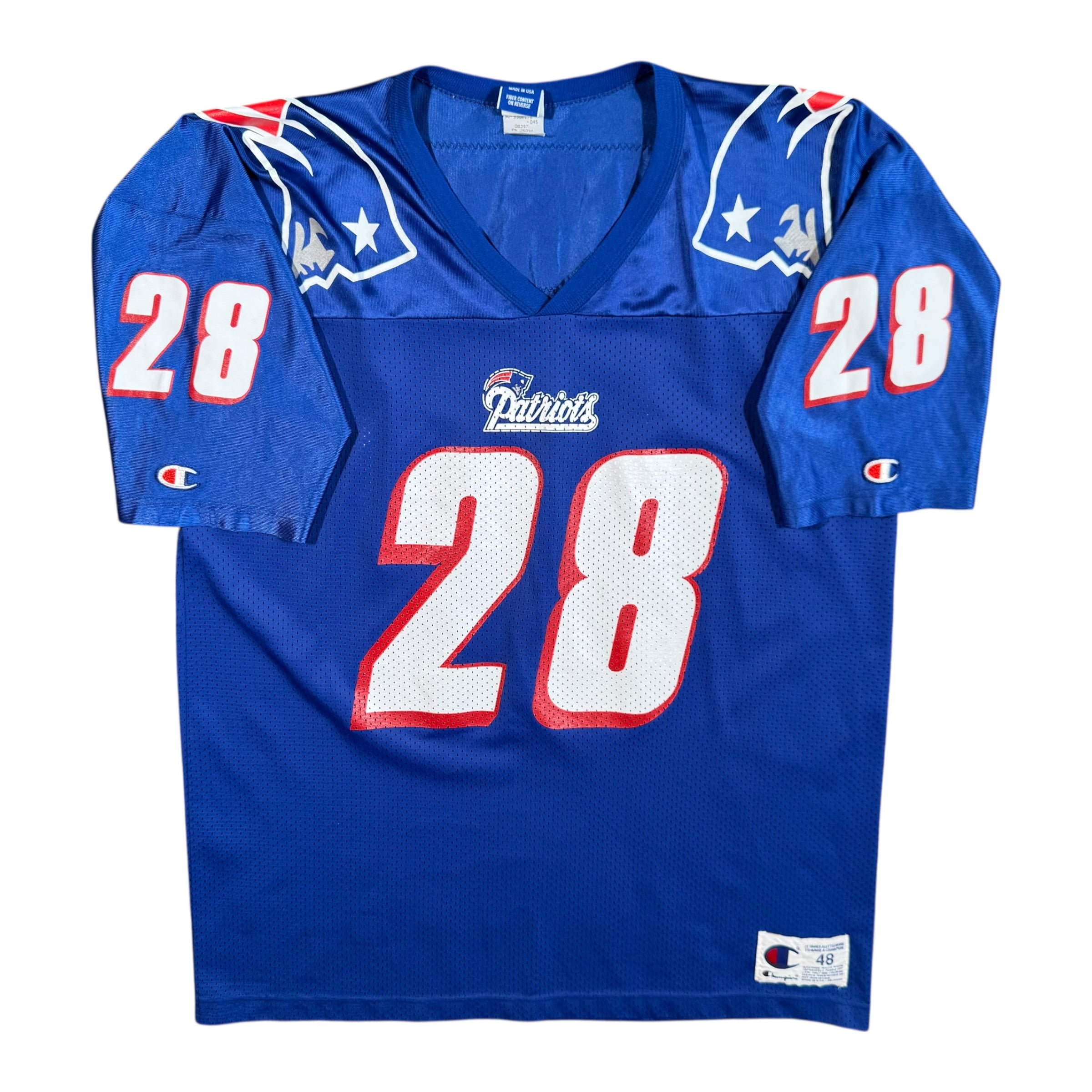 Curtis Martin New England Patriots Vintage Champion NFL Jersey Size 48 XL