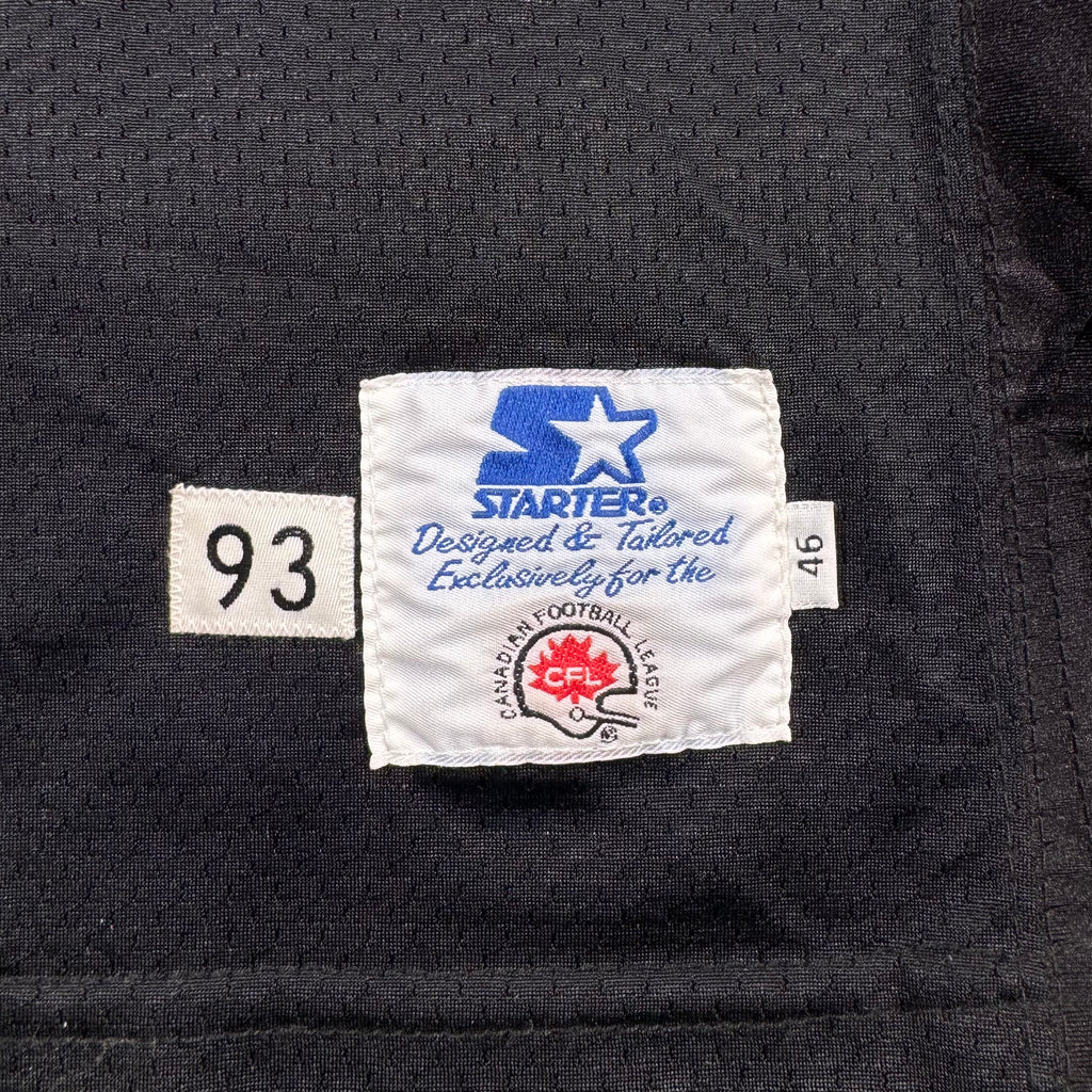 John Hardy Ottawa Rough Riders 1993 Team Issued CFL Starter Jersey