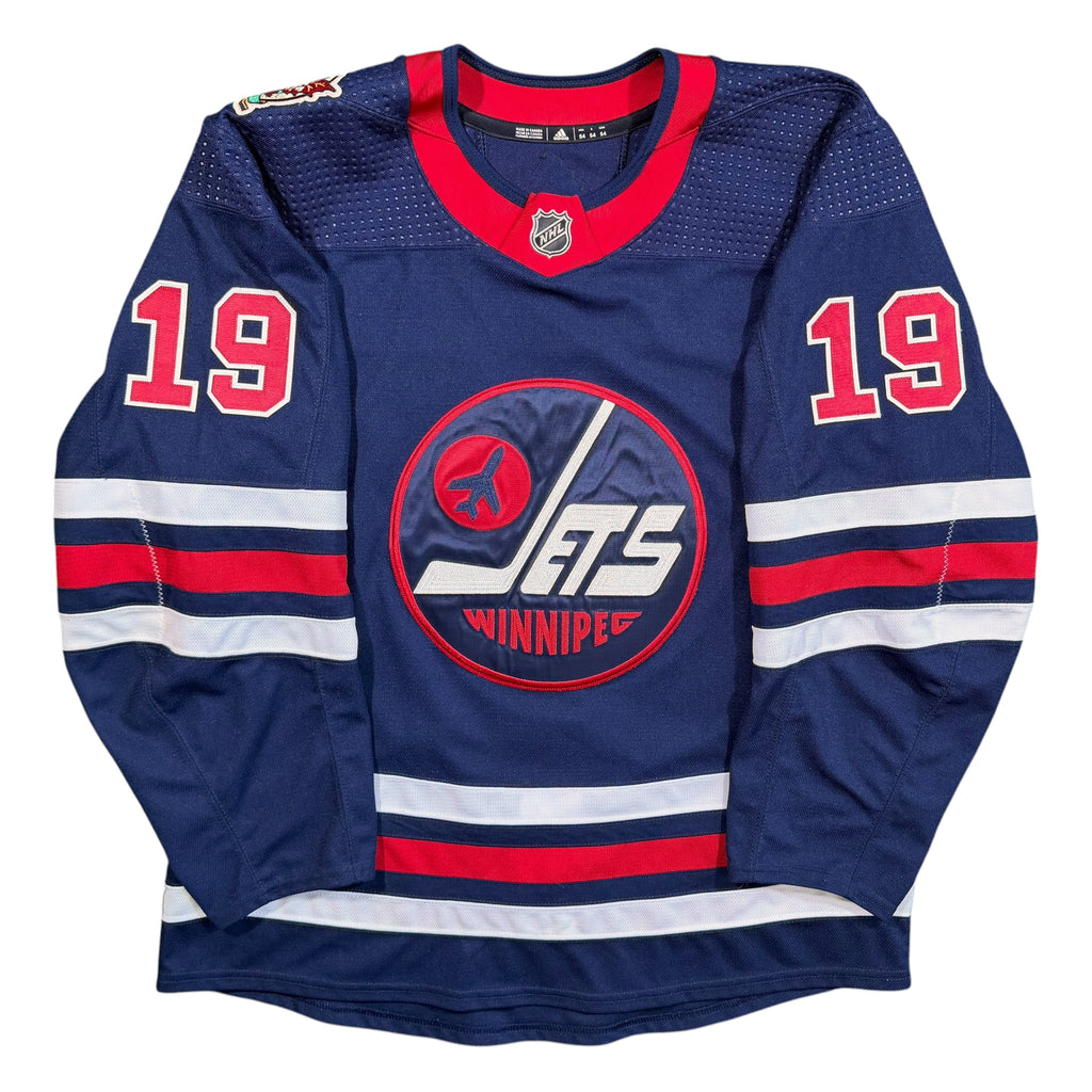 David Gustafsson Winnipeg Jets 2019 Heritage Classic Adidas MIC Jersey - 54/XL