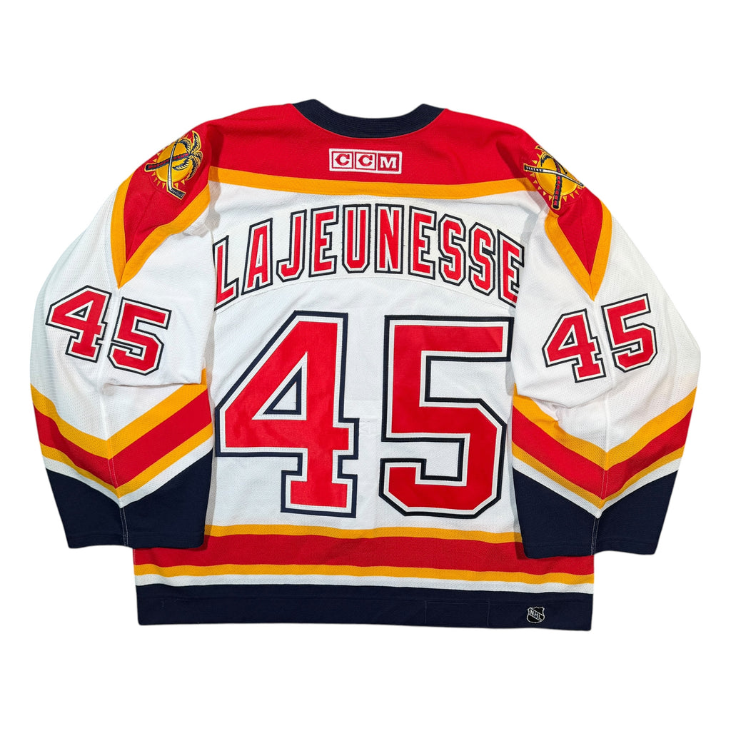 Simon Lajeunesse Florida Panthers 2003/04 Game Issued CCM NHL Jersey