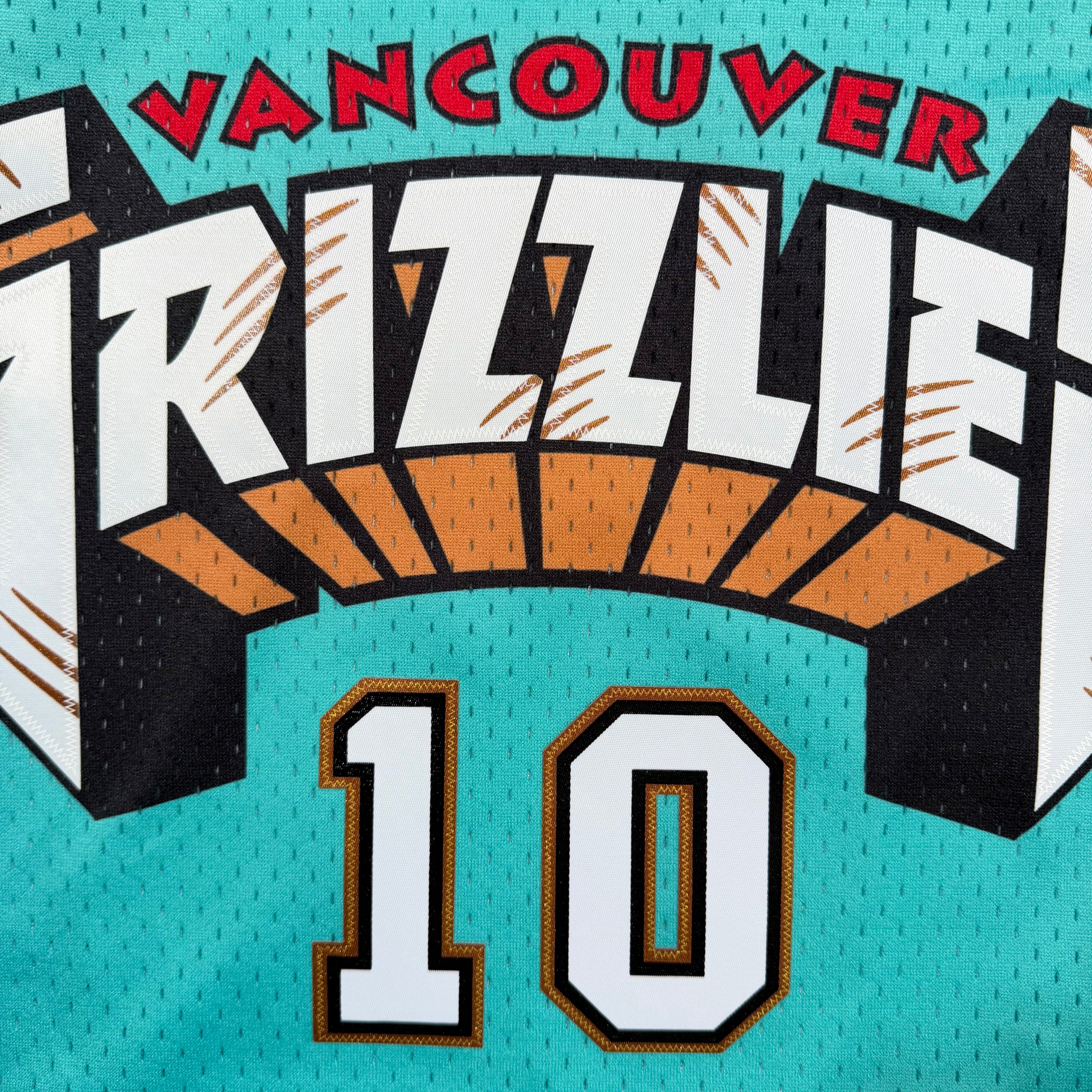 Mike Bibby Vancouver Grizzlies Mitchell & Ness Throwback NBA Jersey - Medium