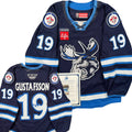 David Gustafsson Manitoba Moose 2023/24 Game Issued CCM AHL Jersey COA