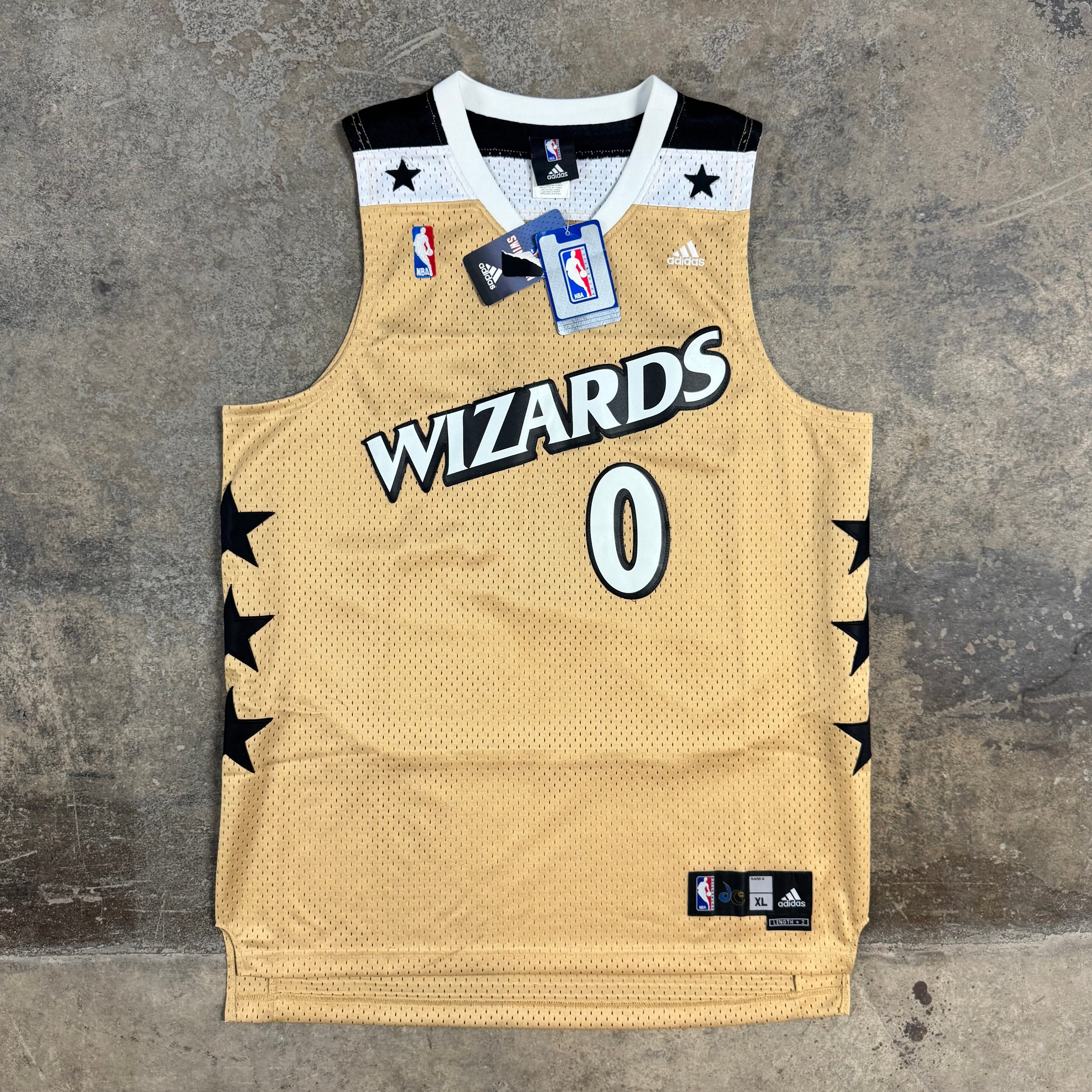 Gilbert Arenas Washington Wizards Vintage Adidas NBA Jersey Size XL NEW