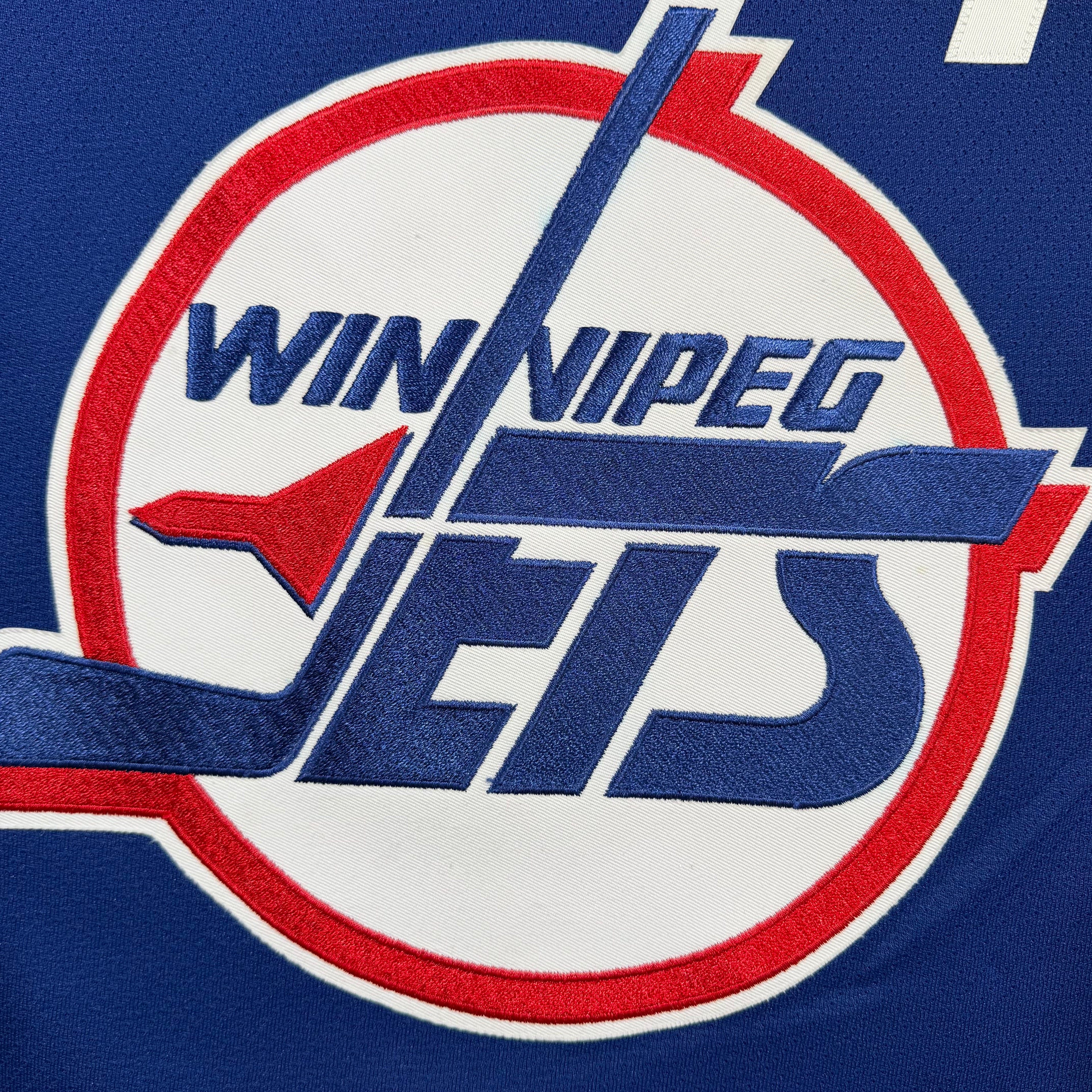 Teemu Selanne Winnipeg Jets Vintage CCM NHL Jersey - Medium