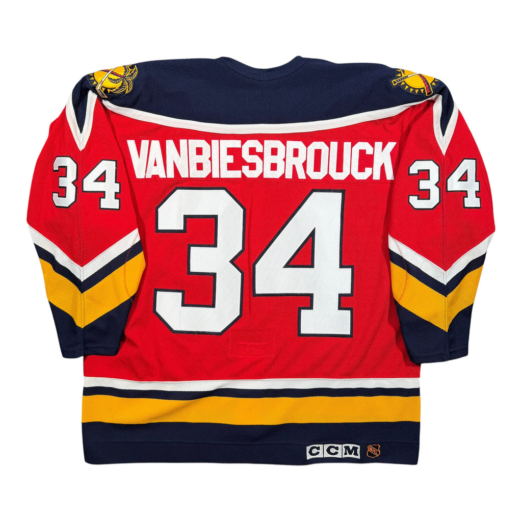 John Vanbiesbrouck Florida Panthers 1996 Stanley Cup Authentic CCM NHL Jersey - 54/XXL