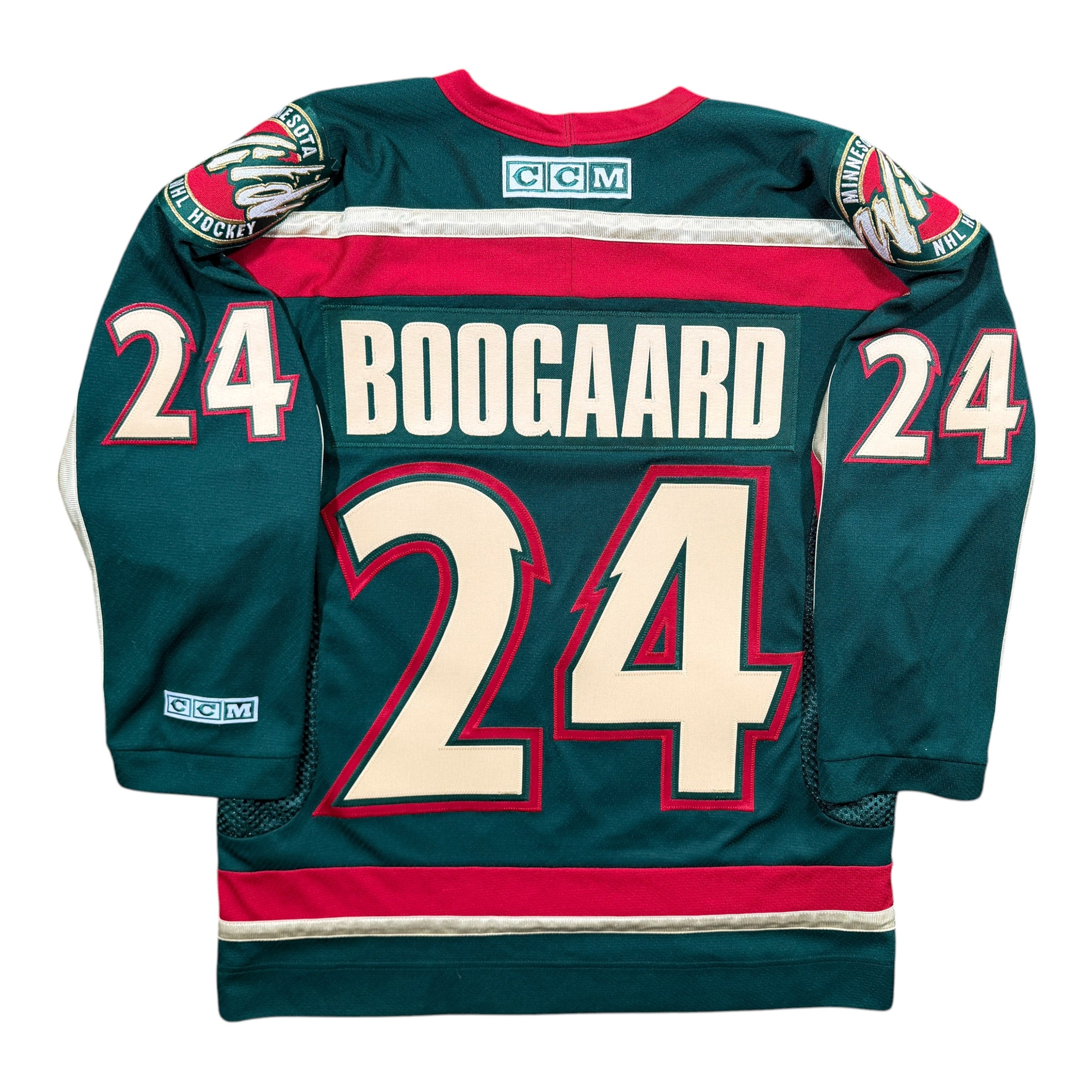 Derek Boogaard Minnesota Wild Vintage CCM NHL Jersey - Medium