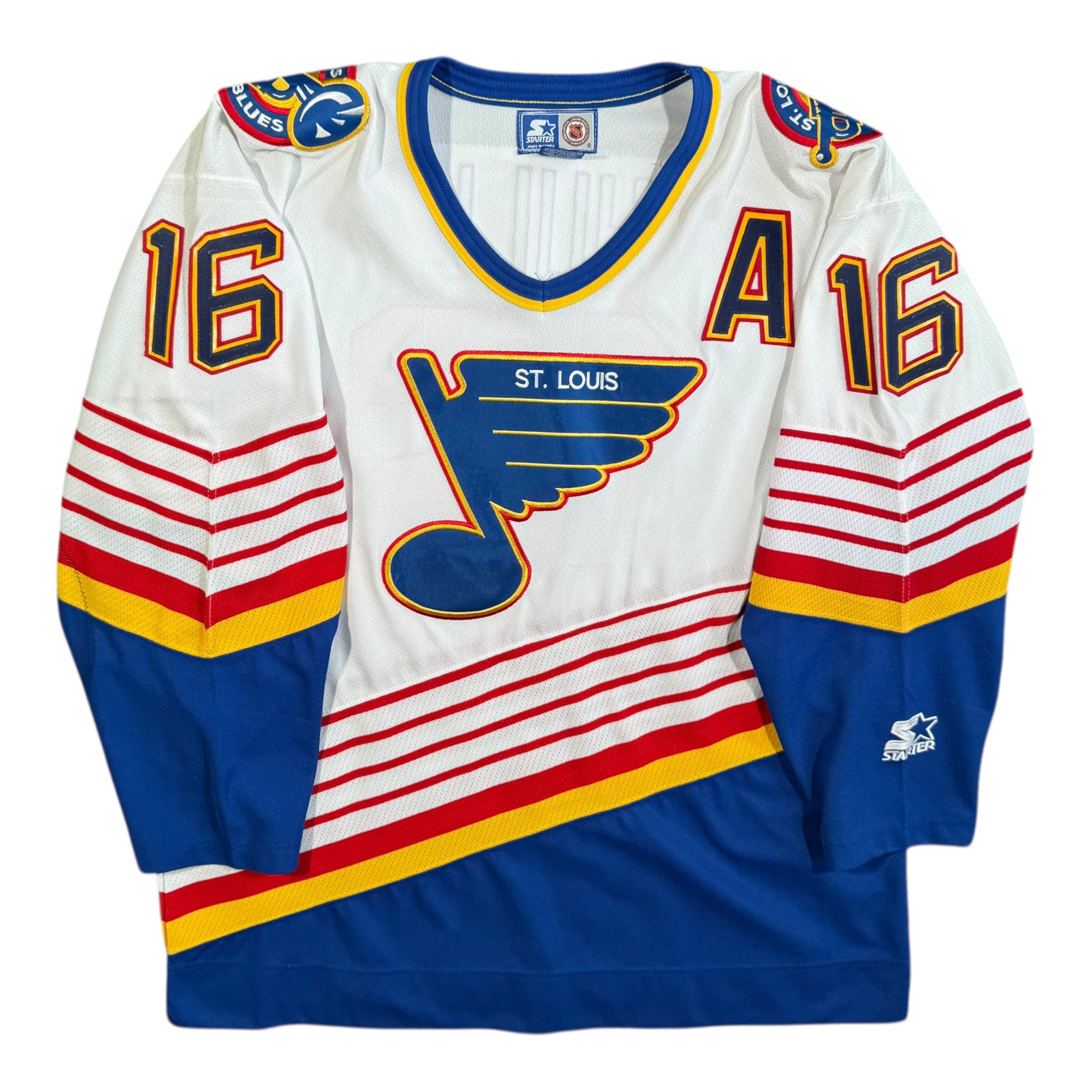 Brett Hull St Louis Blues Vintage Starter NHL Jersey Size XL