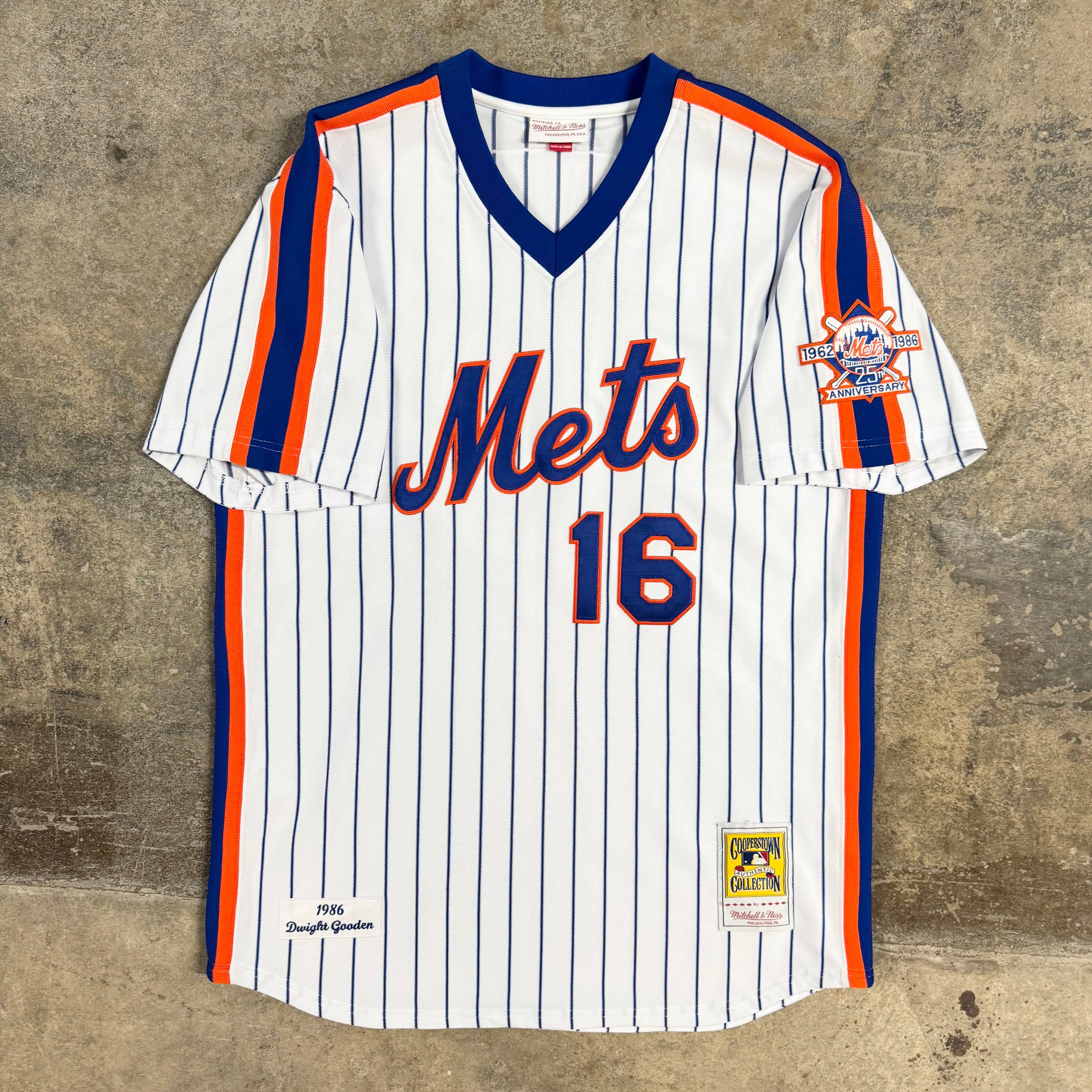 Dwight Gooden New York Mets Authentic Mitchell & Ness MLB Jersey Size 44/Large
