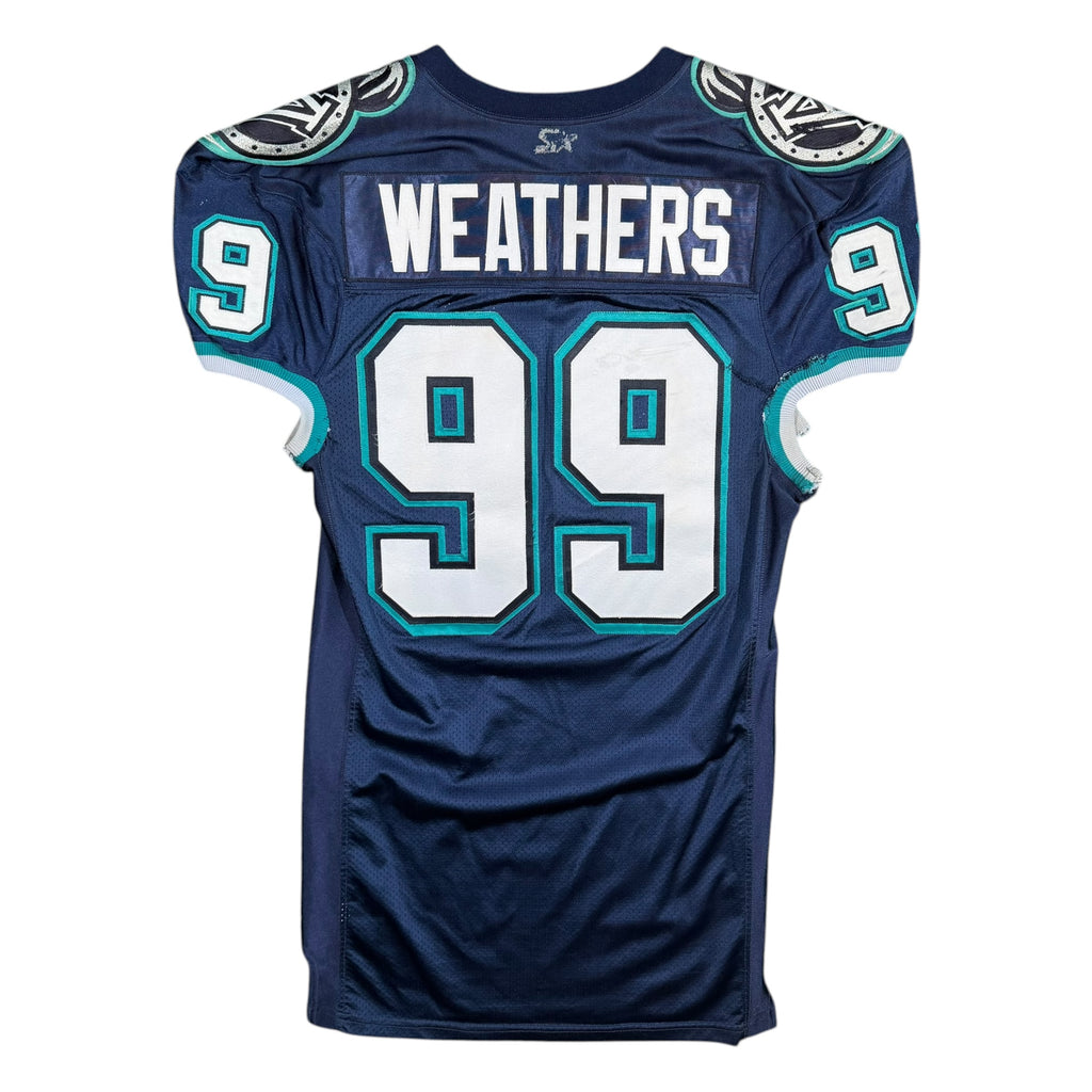 Wayne Weathers Toronto Argonauts Vintage 2003 Game Worn Starter Jersey