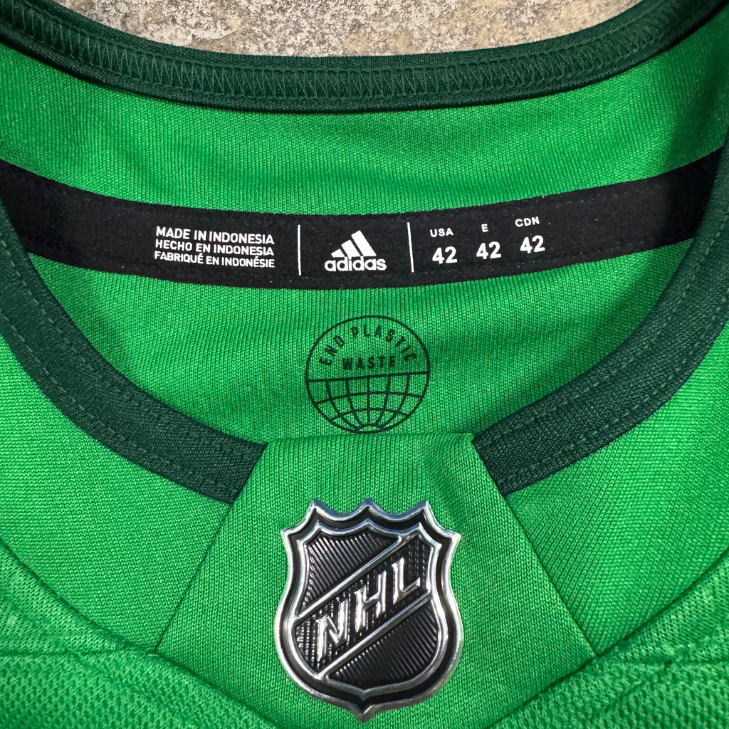 Leon Draisaitl Edmonton Oilers St. Patrick’s Day Adidas NHL Jersey Size 42 XXS