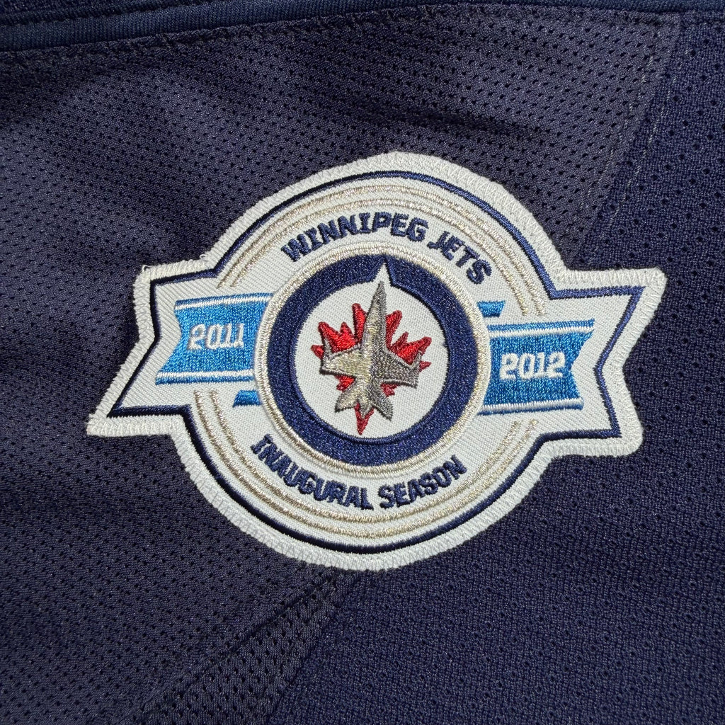 Tobias Enstrom Winnipeg Jets Signed MIC Reebok Authentic NHL Jersey - 52/Large