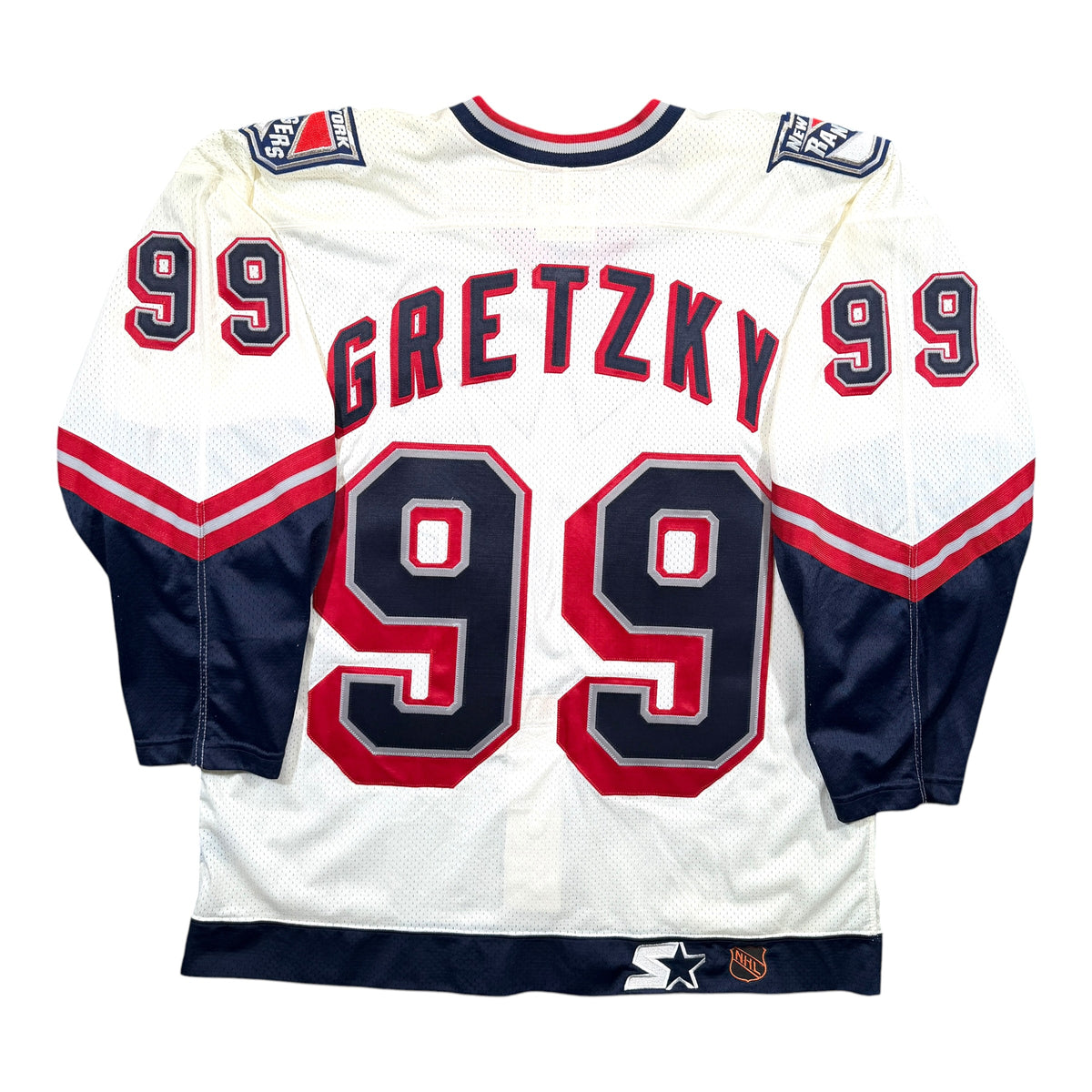 Wayne Gretzky New York Rangers 1998/99 Alternate Vintage Authentic Starter NHL Jersey - 52/Large