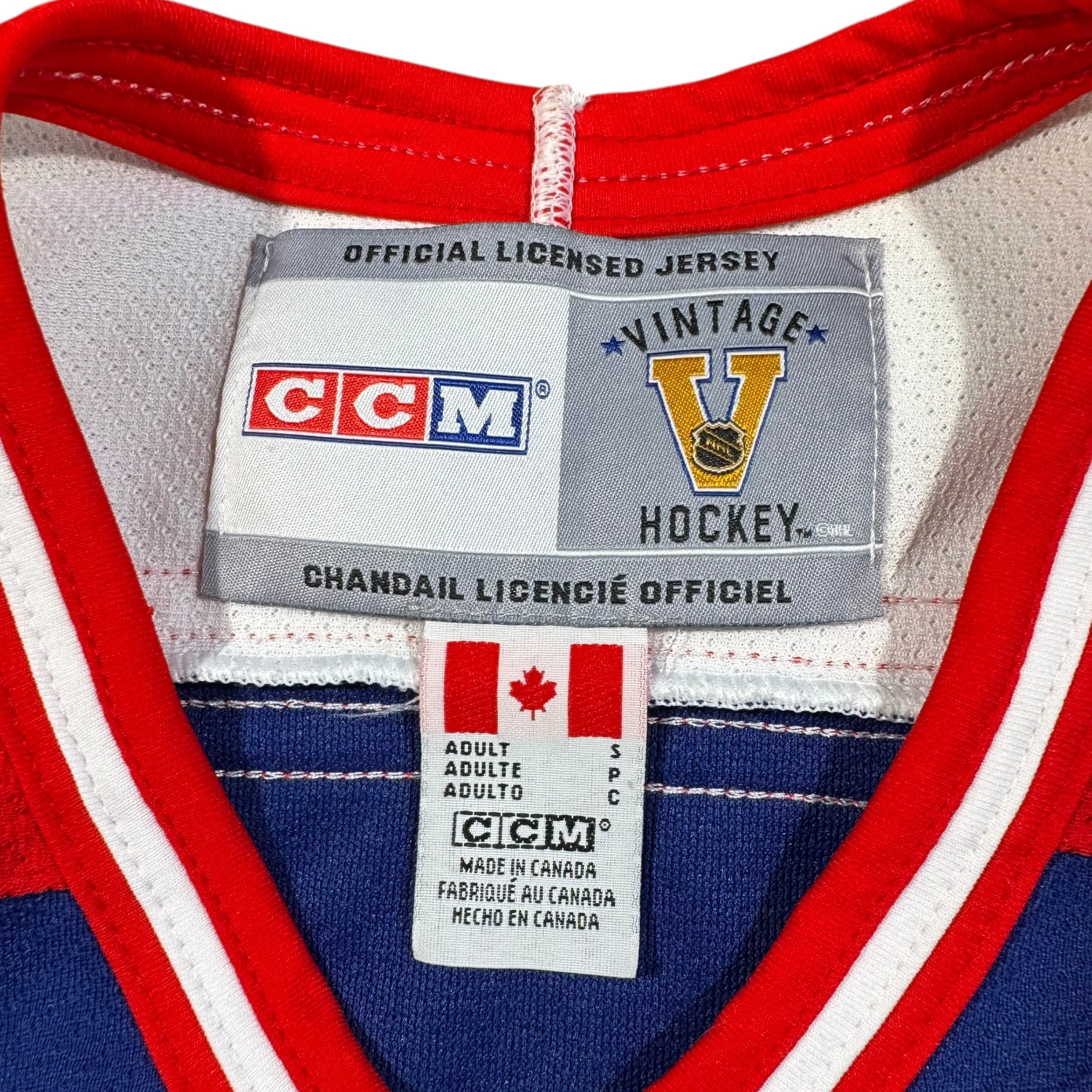 Winnipeg Jets Vintage CCM Throwback NHL Hockey Jersey Size Small