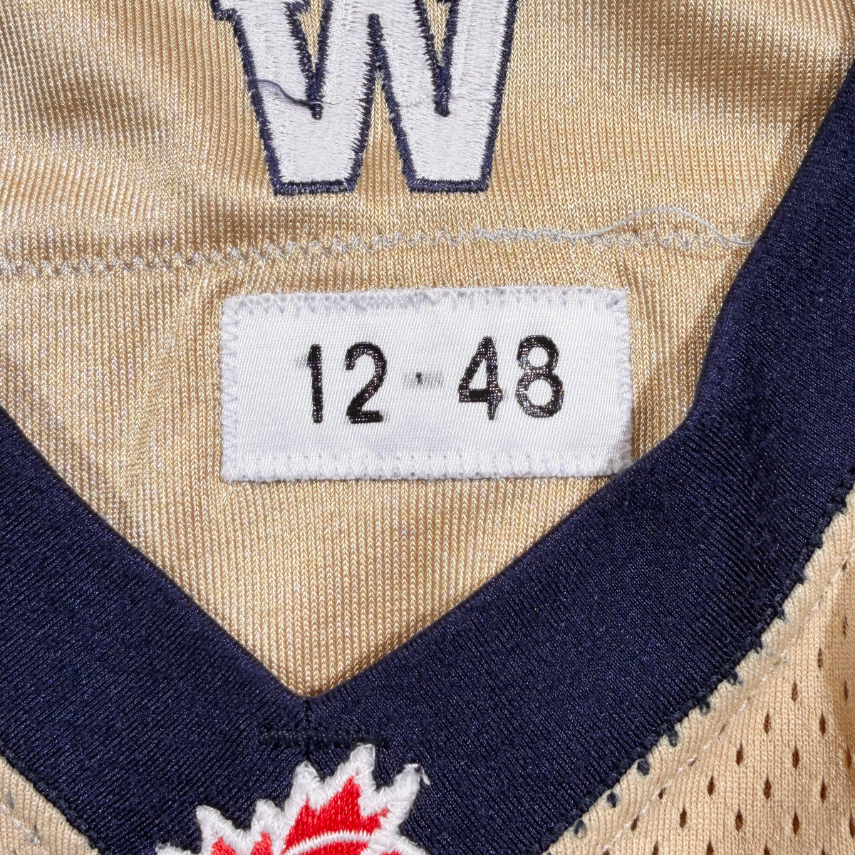 Selvish Capers Winnipeg Blue Bombers 2015 Game Worn Reebok CFL Jersey