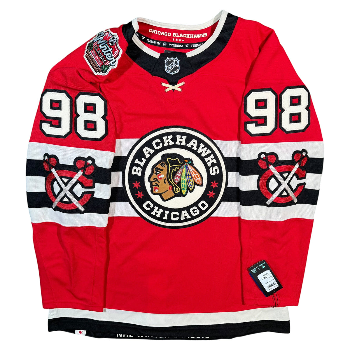 Connor Bedard Chicago Blackhawks 2025 Winter Classic Fanatics NHL Jersey - 52/Large