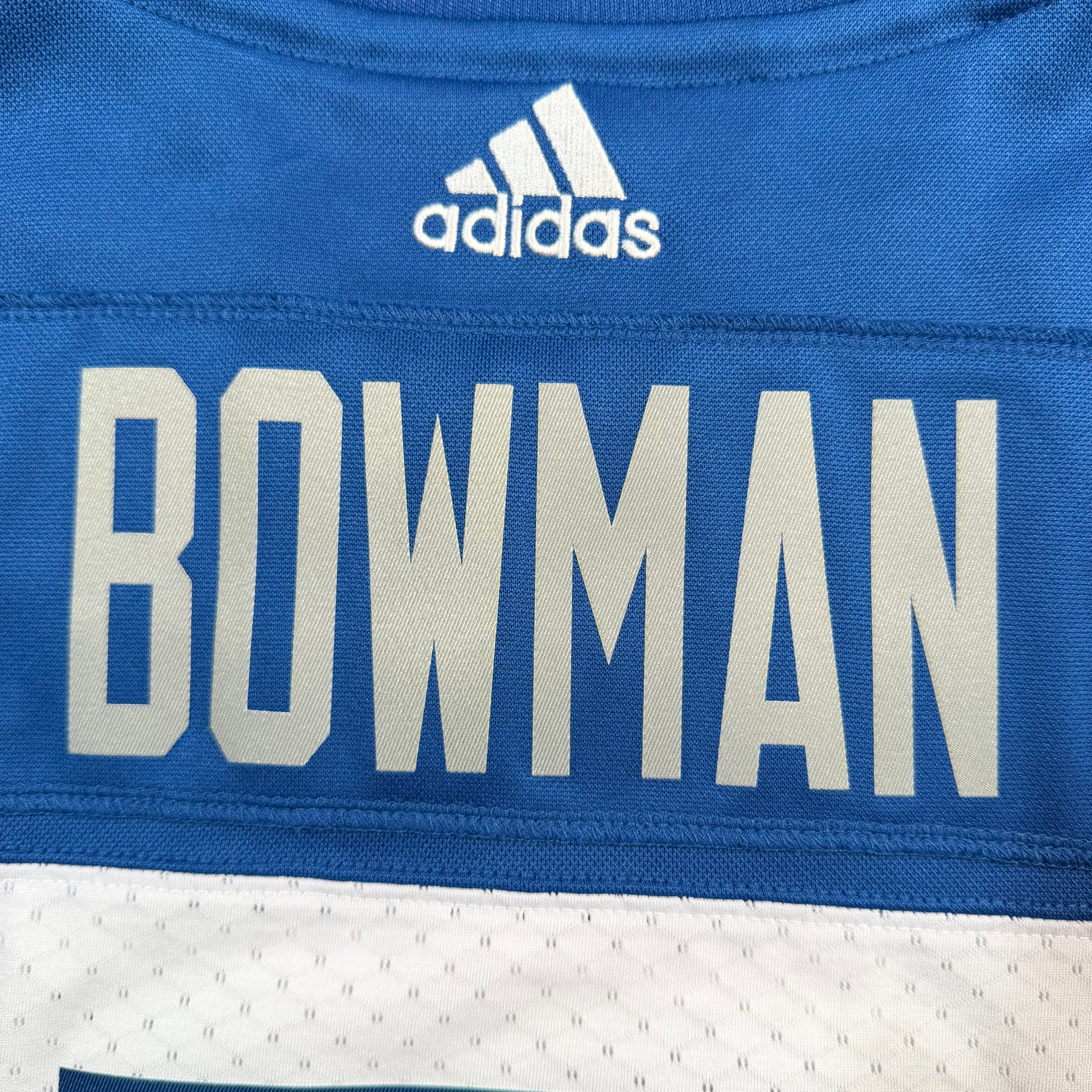 John Bowman Montreal Alouettes Adidas Signed CFL Jersey - XL