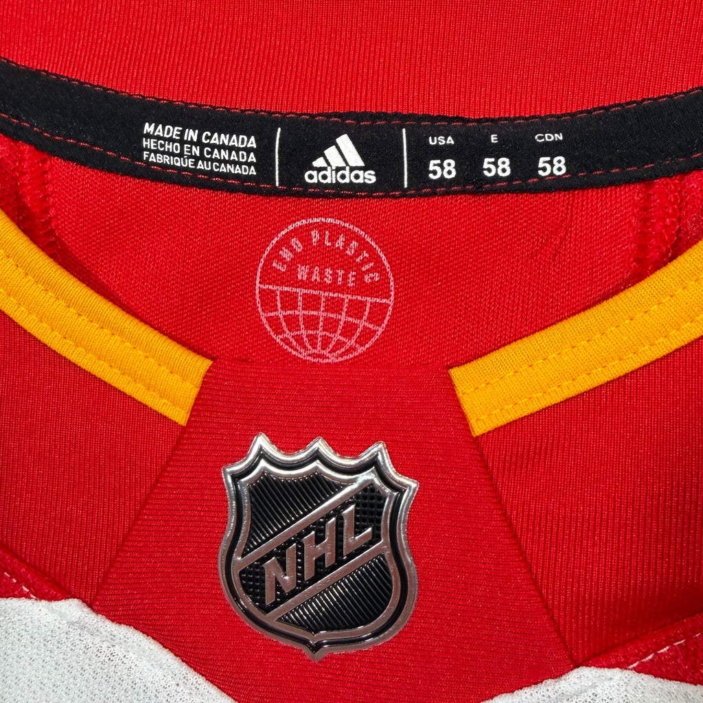 Charles Cote Calgary Flames Team Issued Adidas MIC NHL Jersey - 58/3XL