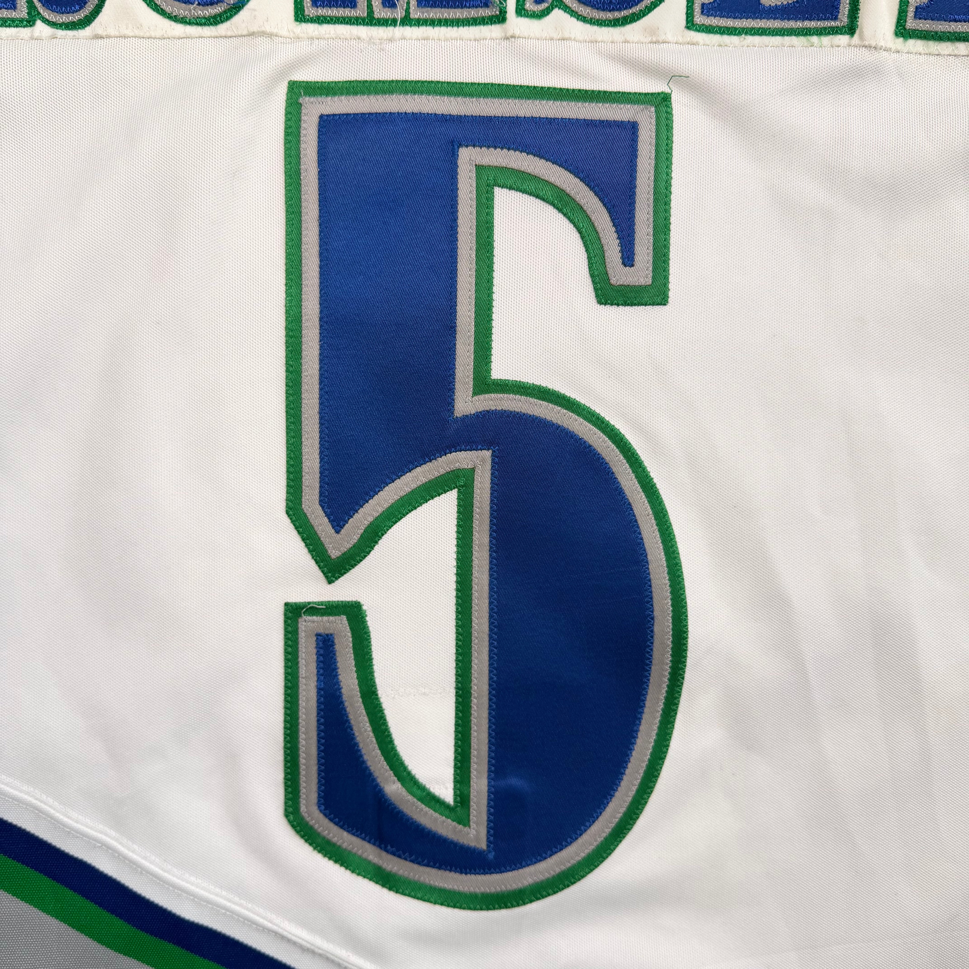 Myles Rumsey Swift Current Broncos Game Worn Reebok WHL Jersey