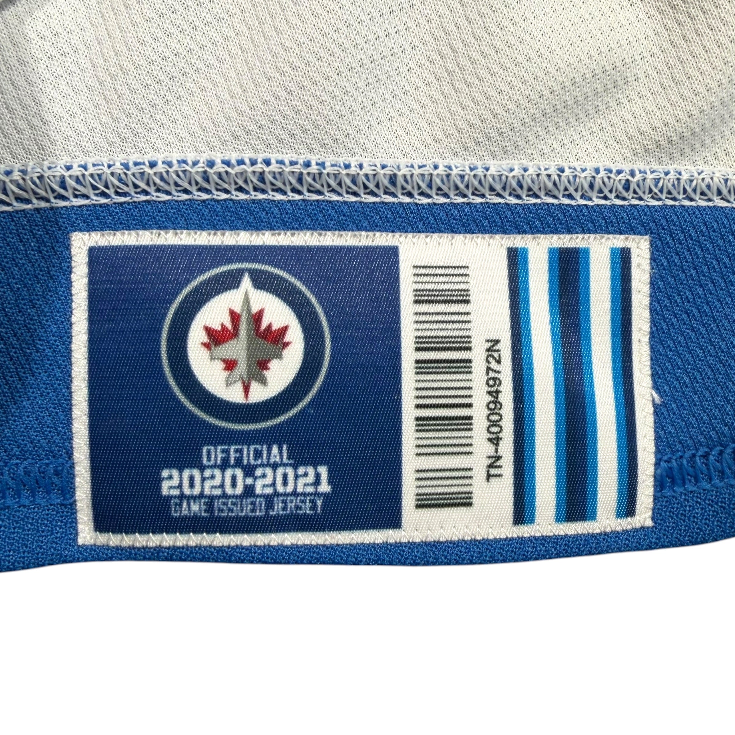 Andrei Chibisov Winnipeg Jets 2020/21 Game Issued Adidas MIC NHL Jersey - 56/XXL