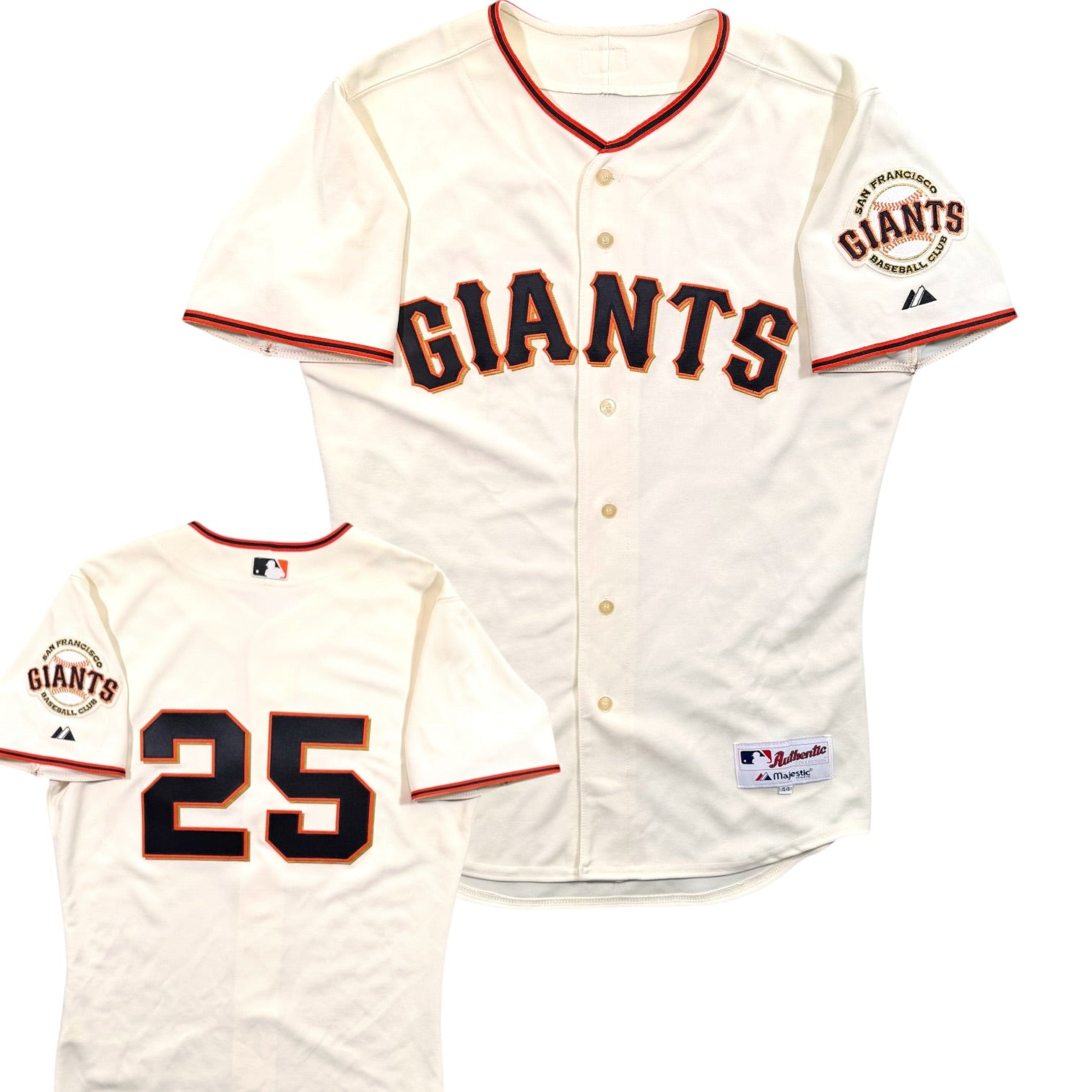 Barry Bonds Sam Francisco Giants Vintage Majestic Authentic MLB Jersey - 44/Large