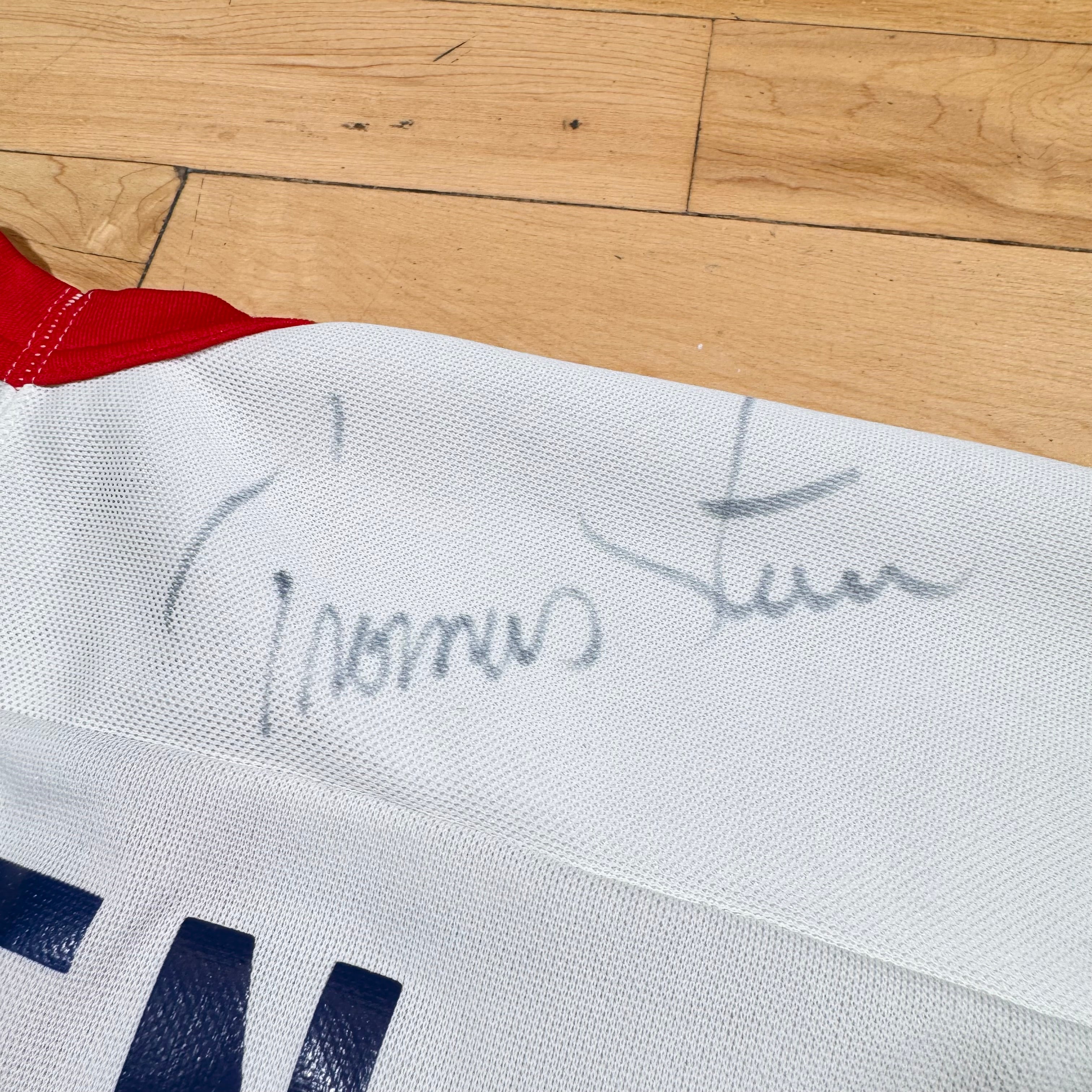 Thomas Steen Winnipeg Jets Signed CCM NHL Hockey Jersey Size XL