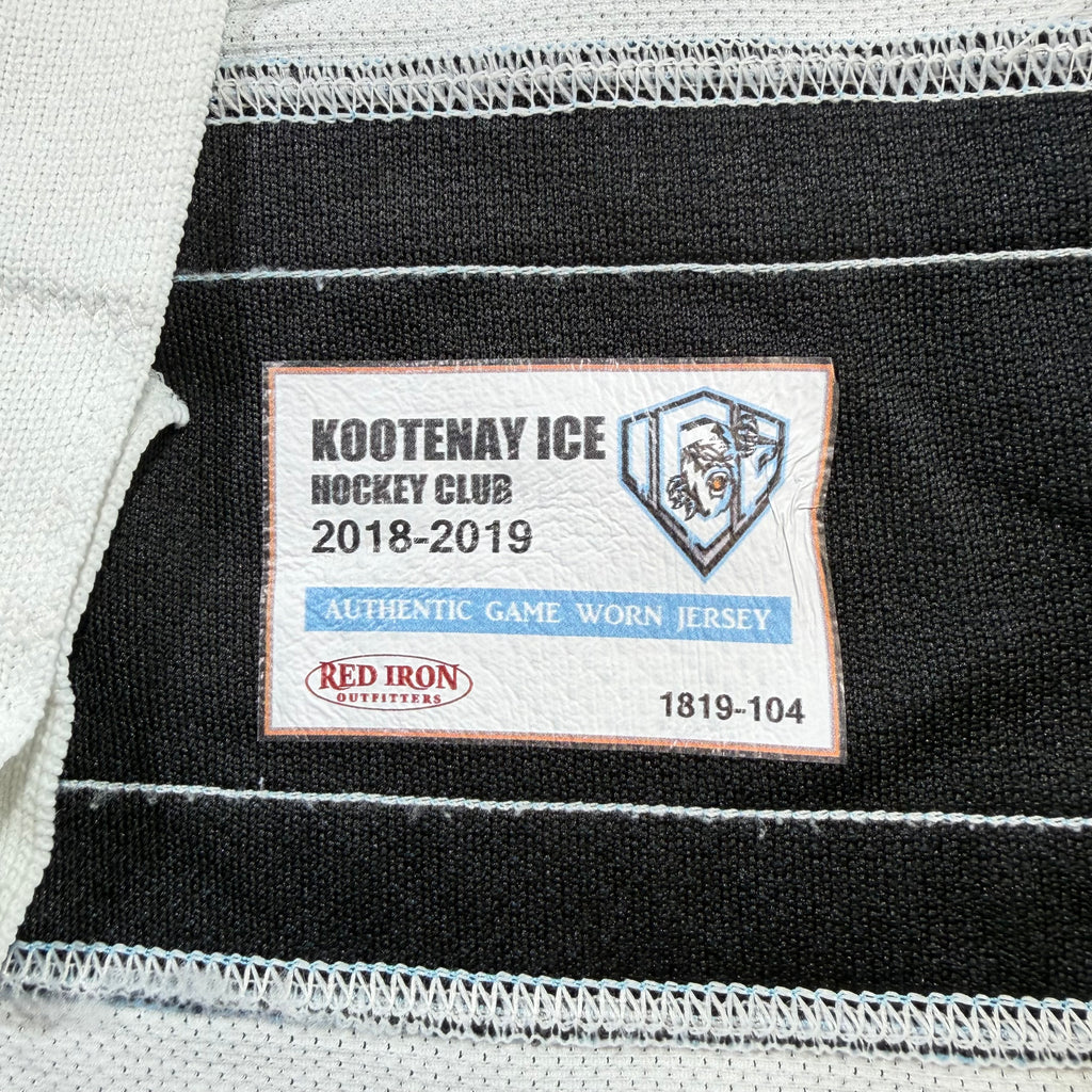 Brenden Kwiatkowski Kootenay Ice 2018/19 Game Worn WHL CCM Jersey - 56