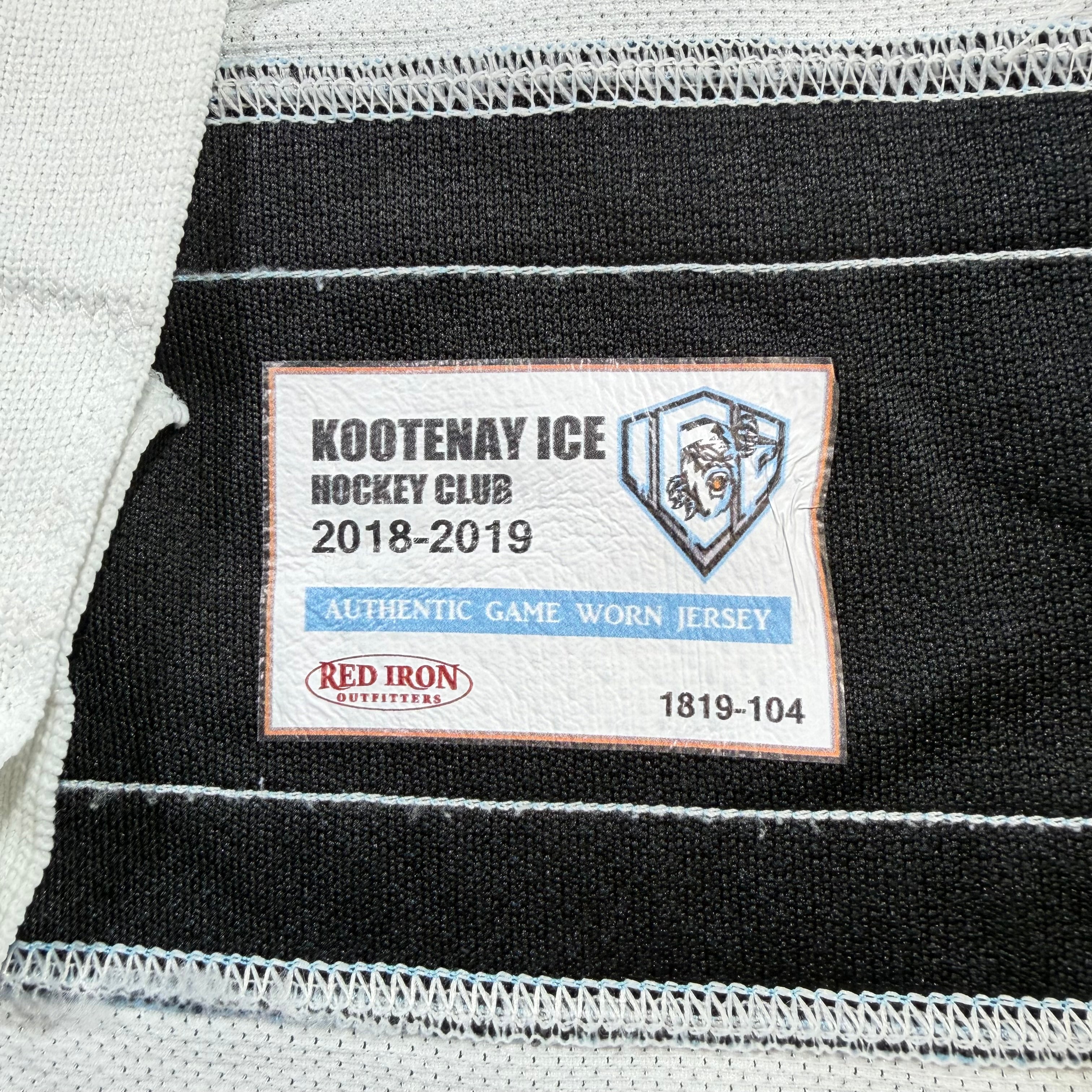 Brenden Kwiatkowski Kootenay Ice 2018/19 Game Worn WHL CCM Jersey - 56